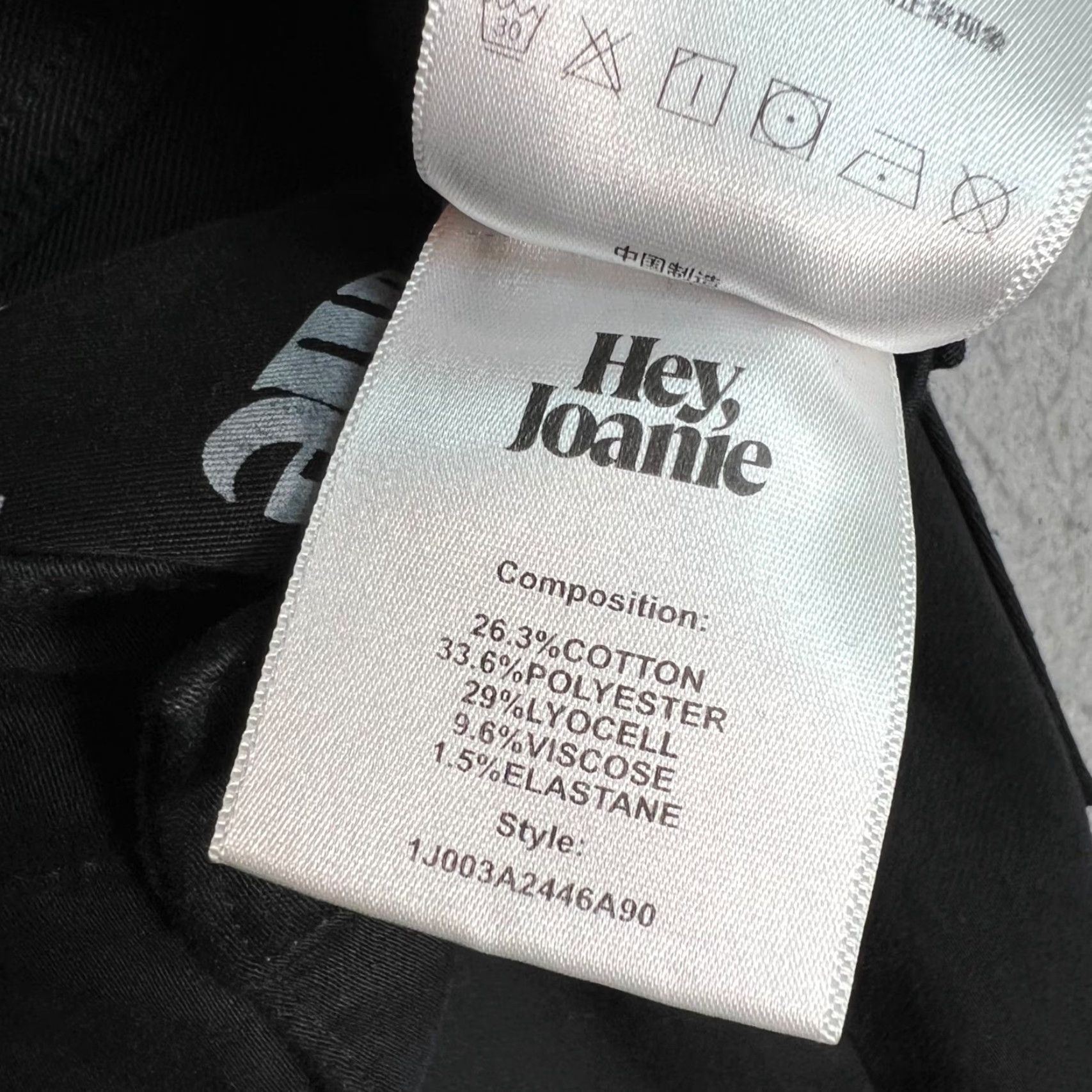 Vintage Hey Joanie Womens Small / 25 Black High-Waisted Skinny Jeans Cotton Blend Denim 5-Pocket Stretch Womens Jeans Medium? Size 28" / US 6 / IT 42 - 5 Thumbnail