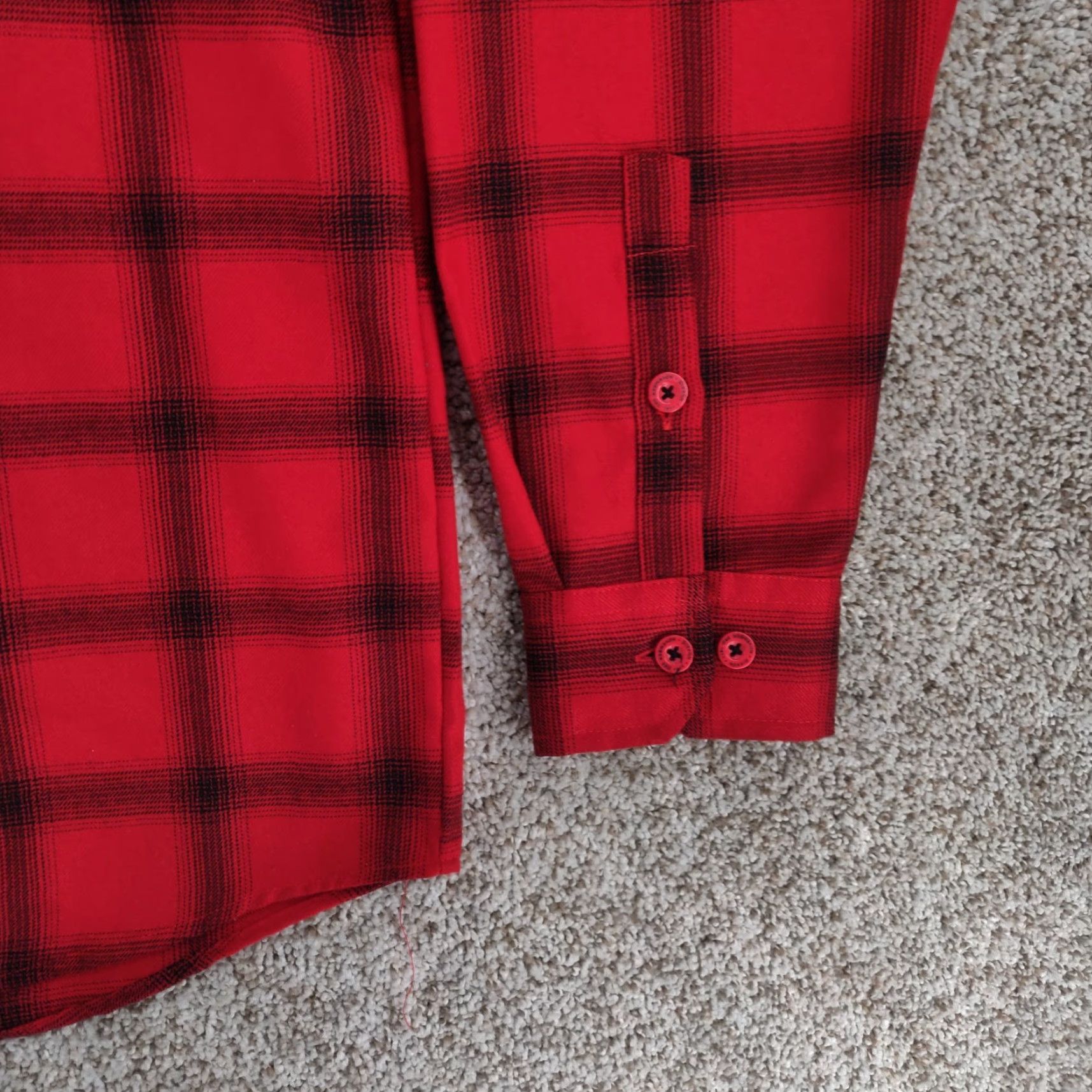 Vintage Dixxon The Stroker Shirt Mens L Red Plaid Long Sleeve Button-Up Pocket Snap Size US L / EU 52-54 / 3 - 5 Thumbnail
