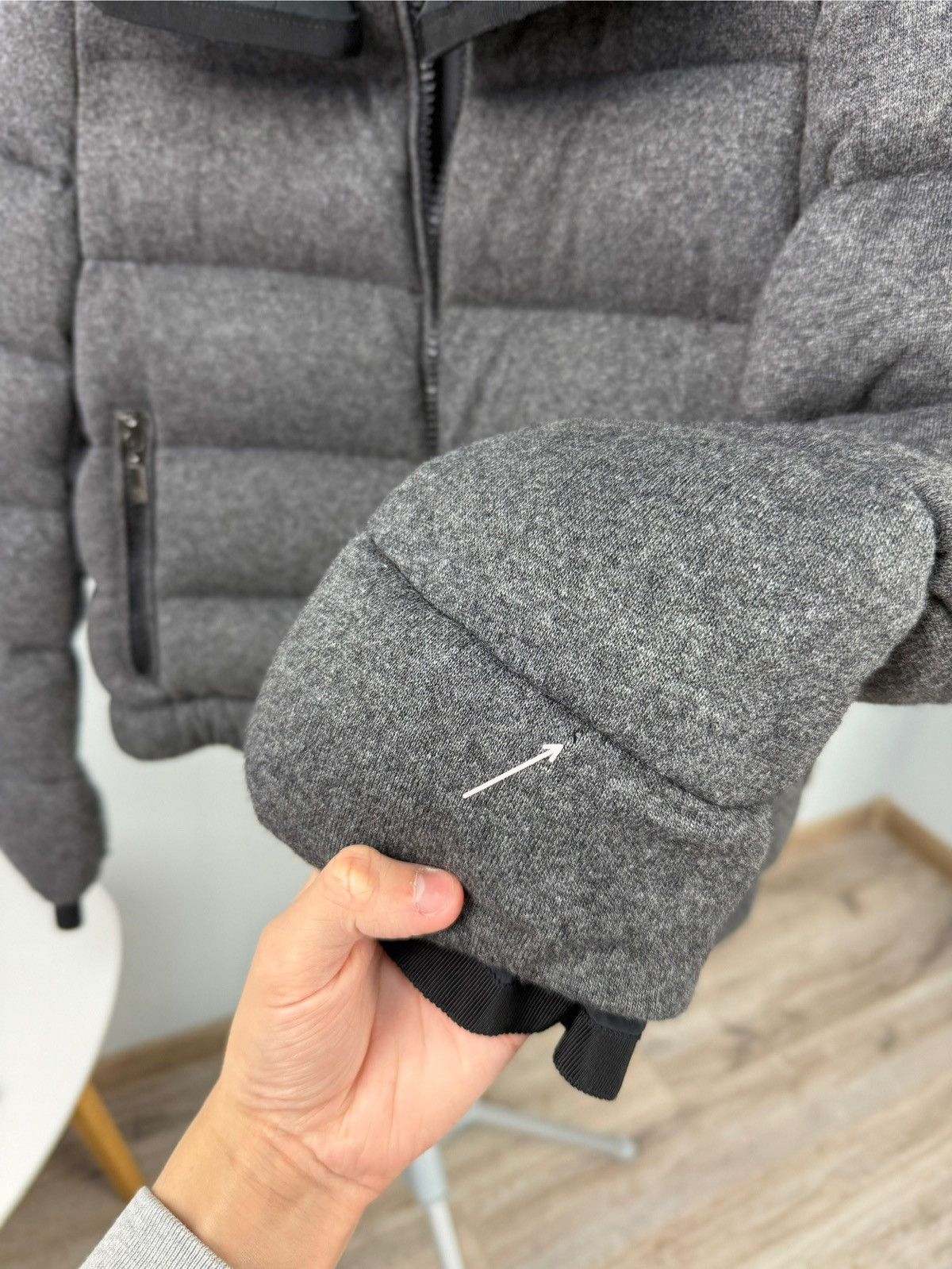 Moncler Moncler CHABARROU GIUBBOTTO Wool Puffer Jacket Size S / US 4 / IT 40 - 18 Thumbnail