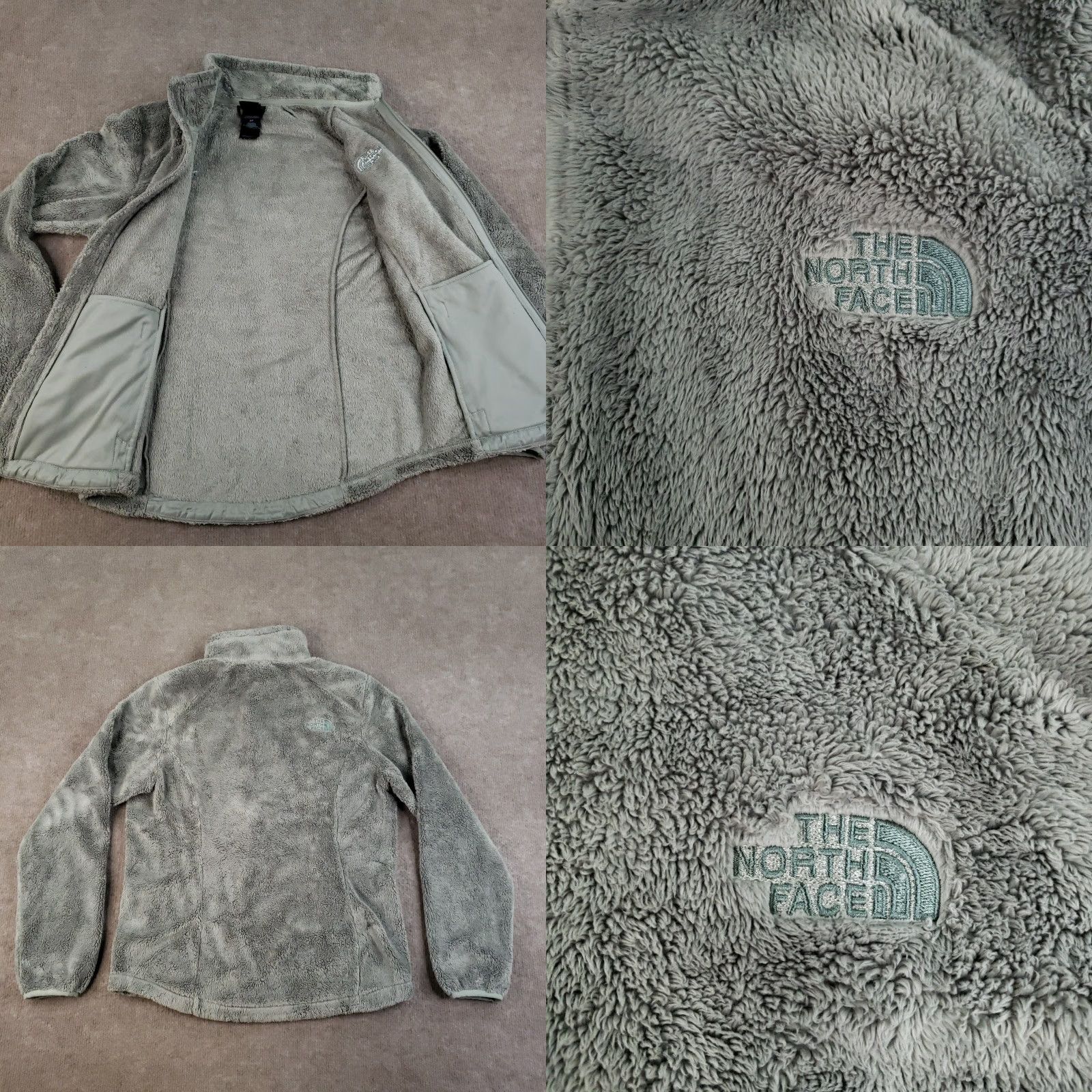 The North Face The North Face Osito Jacket Womens Small Green Fuzzy Fleece Full Zip Outdoors Size S / US 4 / IT 40 - 8 Thumbnail