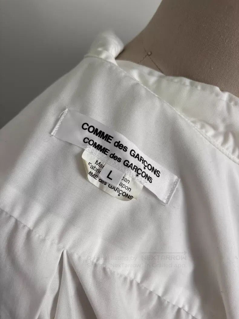 Comme des Garcons Comme Des Garcons White Lace Flared Sleeve Shirt Size L / US 10 / IT 46 - 5 Thumbnail