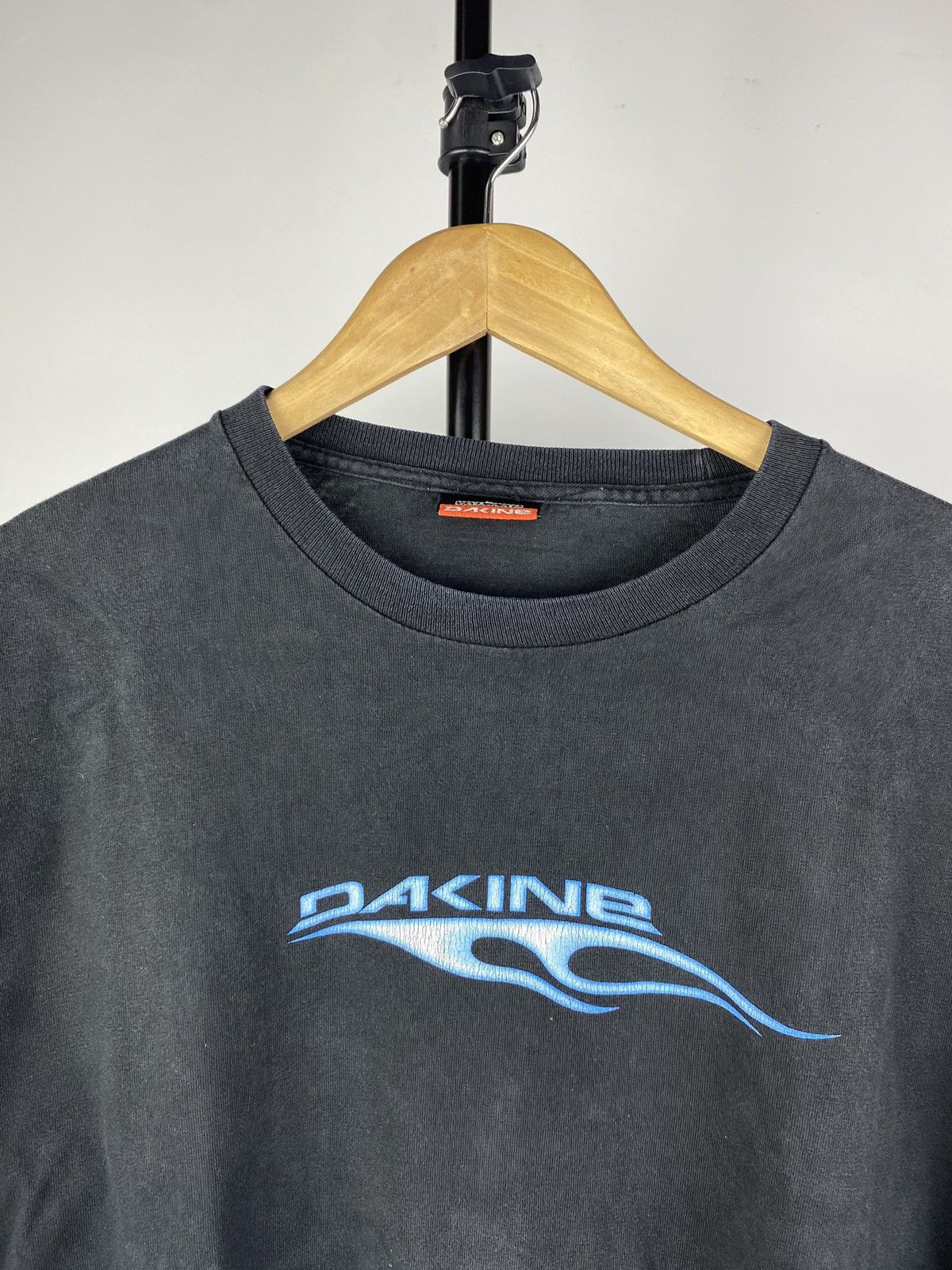 Dakine × Vintage 90s🔥Dakine Opium Gothic Blue Flame Sleeve Fire Tee Rare Size US L / EU 52-54 / 3 - 4 Thumbnail