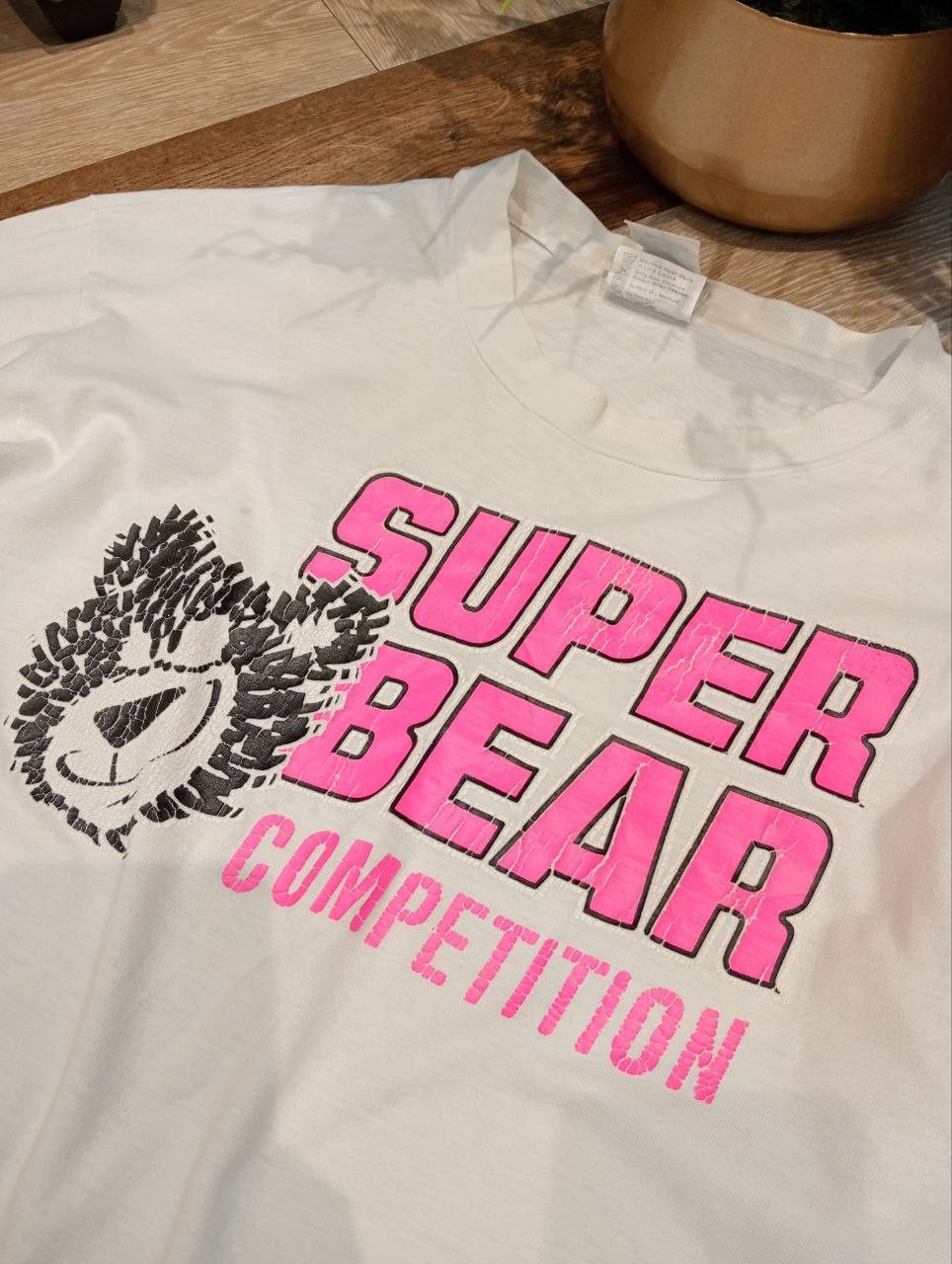 Vintage VINTAGE 90S SUPER BEAR FACTORY BEAR BMX TSHIRT - SIZE L Size US L / EU 52-54 / 3 - 4 Thumbnail