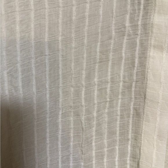 Joie Joie Rashelda B Porcelain White Sheer Striped Blouse Size S Size S / US 4 / IT 40 - 3 Thumbnail