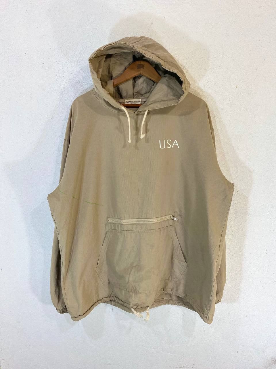 image of Avant Garde x Brooklyn Clothing Brooklyn Ny Usa Light Anorak Jacket Nice Design in Brown (Size 2XL)