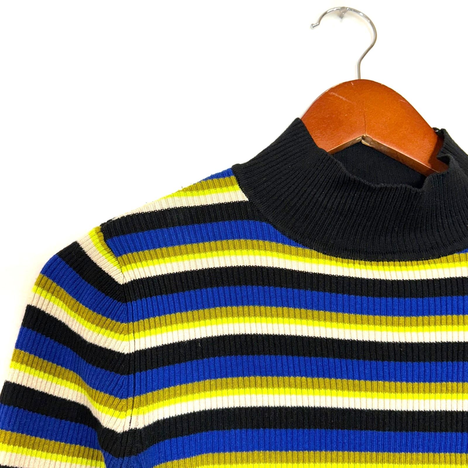 Kangol Kangol x H&M Medium Mockneck Cropped Sweater Retro Colorful Size M / US 6-8 / IT 42-44 - 4 Thumbnail