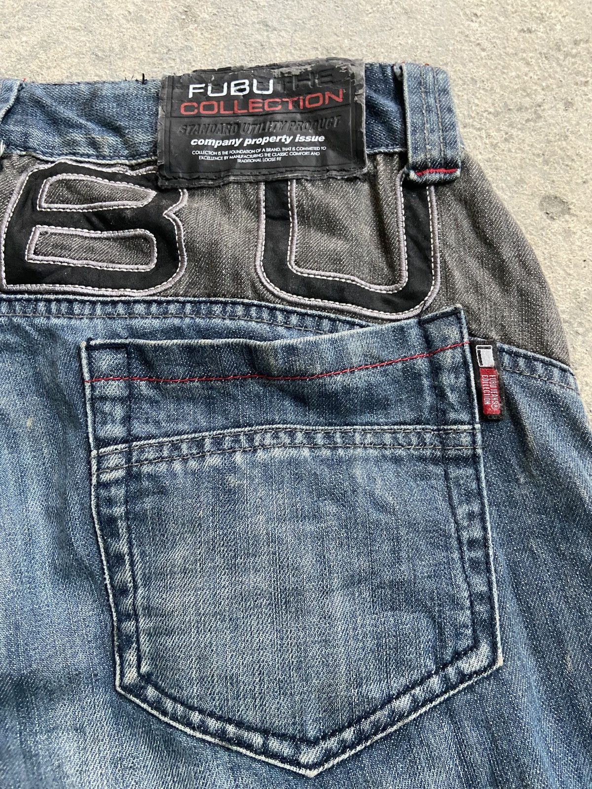 Fubu × Vintage Vintage Fubu Spellout Denim Size US 32 / EU 48 - 5 Thumbnail