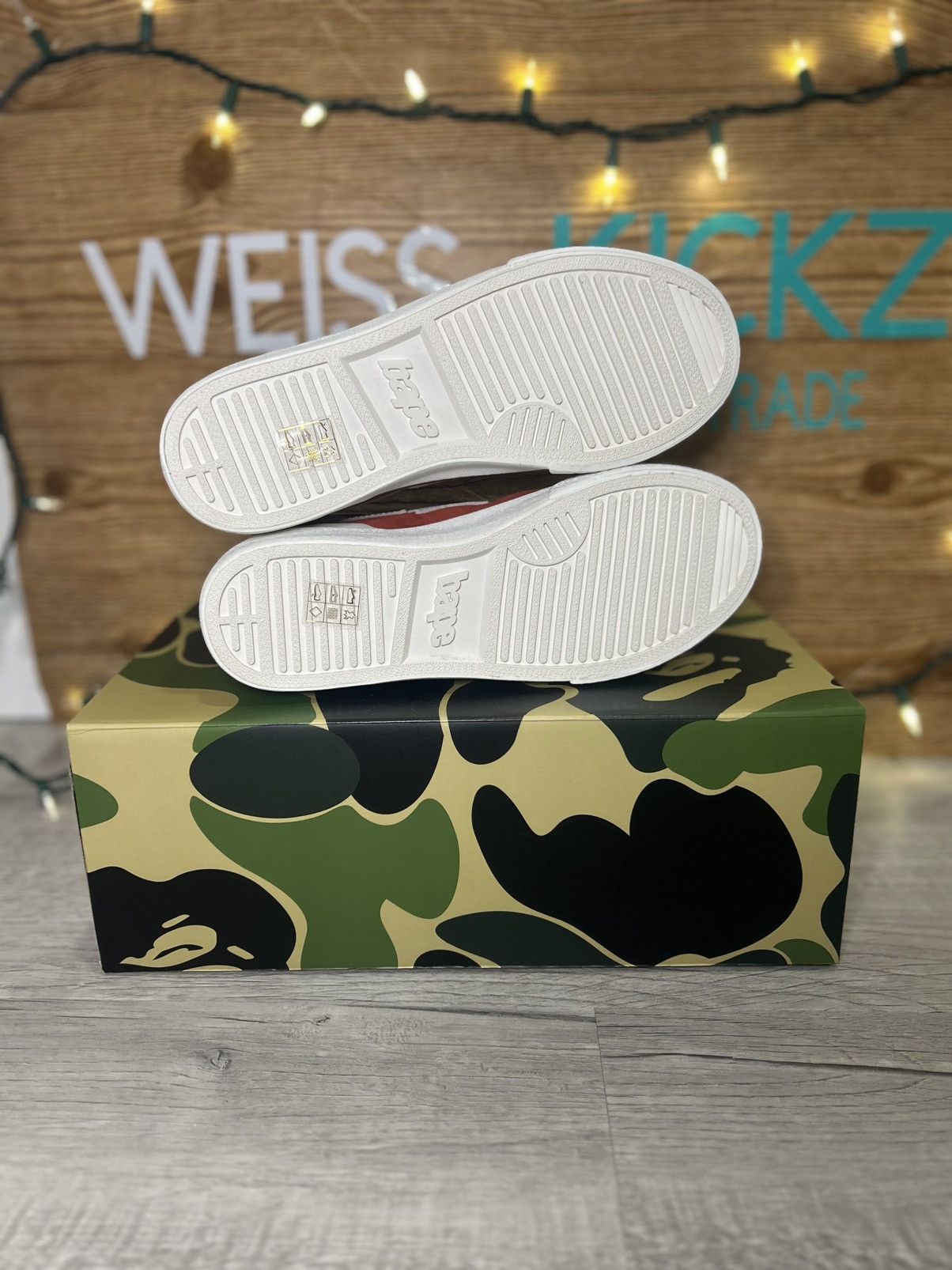 Bape BAPE Mad Sta #1 M1 Red Size US 7 / EU 40 - 7 Thumbnail