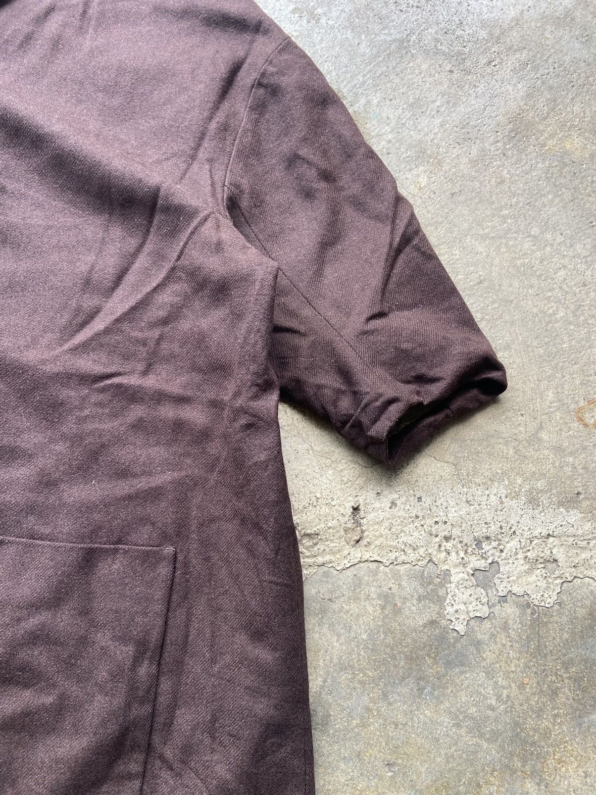 Dries Van Noten Archive 90’s Dries Van Noten Oversized Short Sleeve Jacket Size US XL / EU 56 / 4 - 4 Thumbnail
