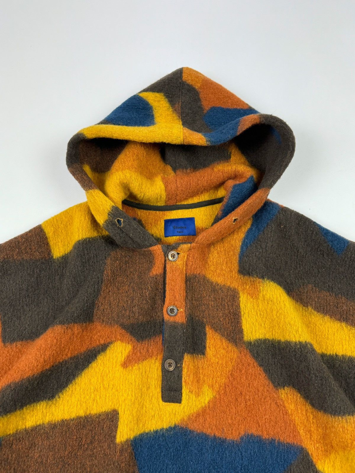 Etudes Etudes France Geometric Multicolor Poncho Unisex Jacket Size M / US 6-8 / IT 42-44 - 12 Thumbnail