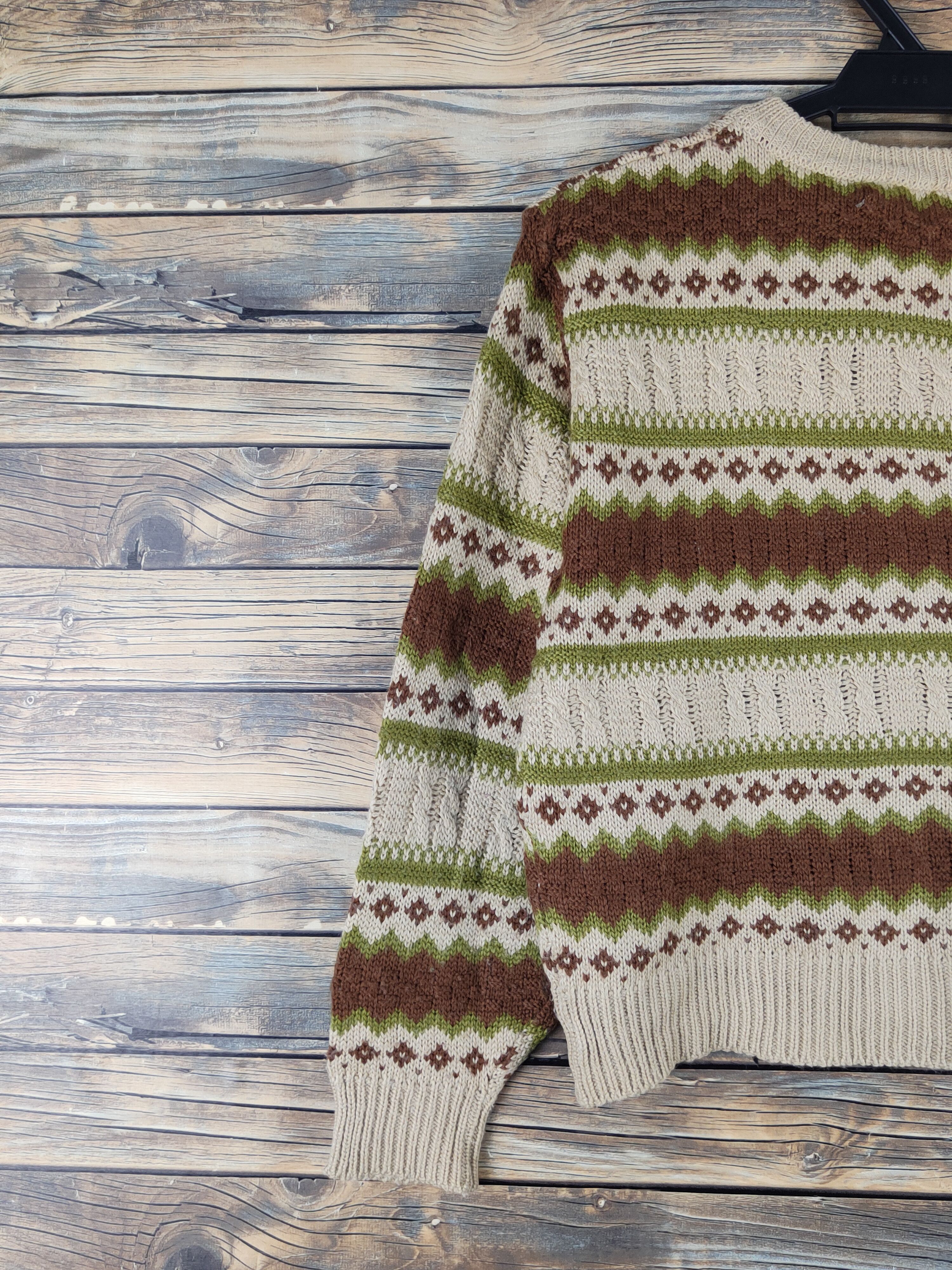 Vintage Zibitto Brown Knitwear Cardigan Crop Tops #W1261 Size S / US 4 / IT 40 - 8 Thumbnail