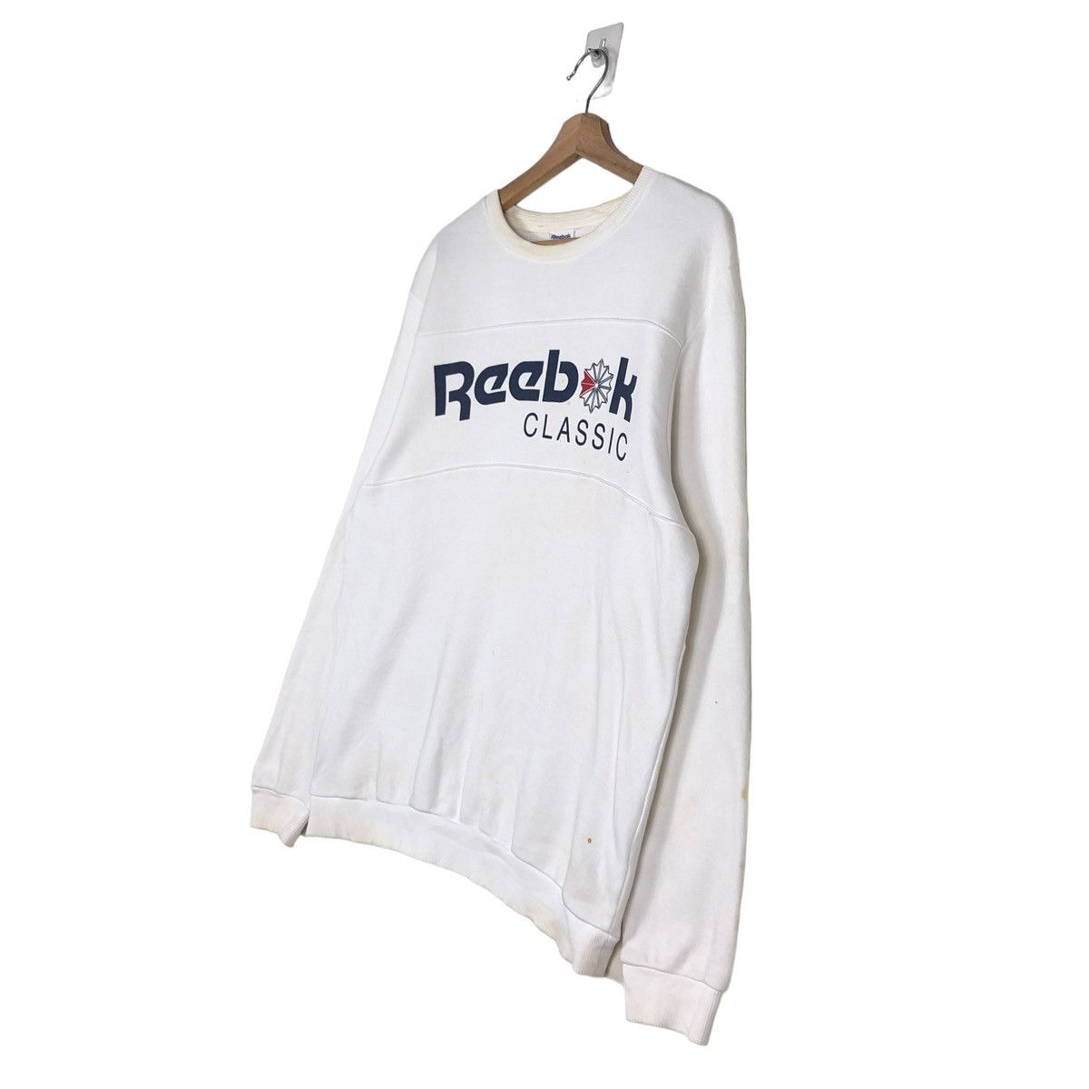Japanese Brand × Vintage 🔥VINTAGE SWEATSHIRT CREWNECK REEBOK CLASSIC BIG LOGO Size US M / EU 48-50 / 2 - 2 Thumbnail