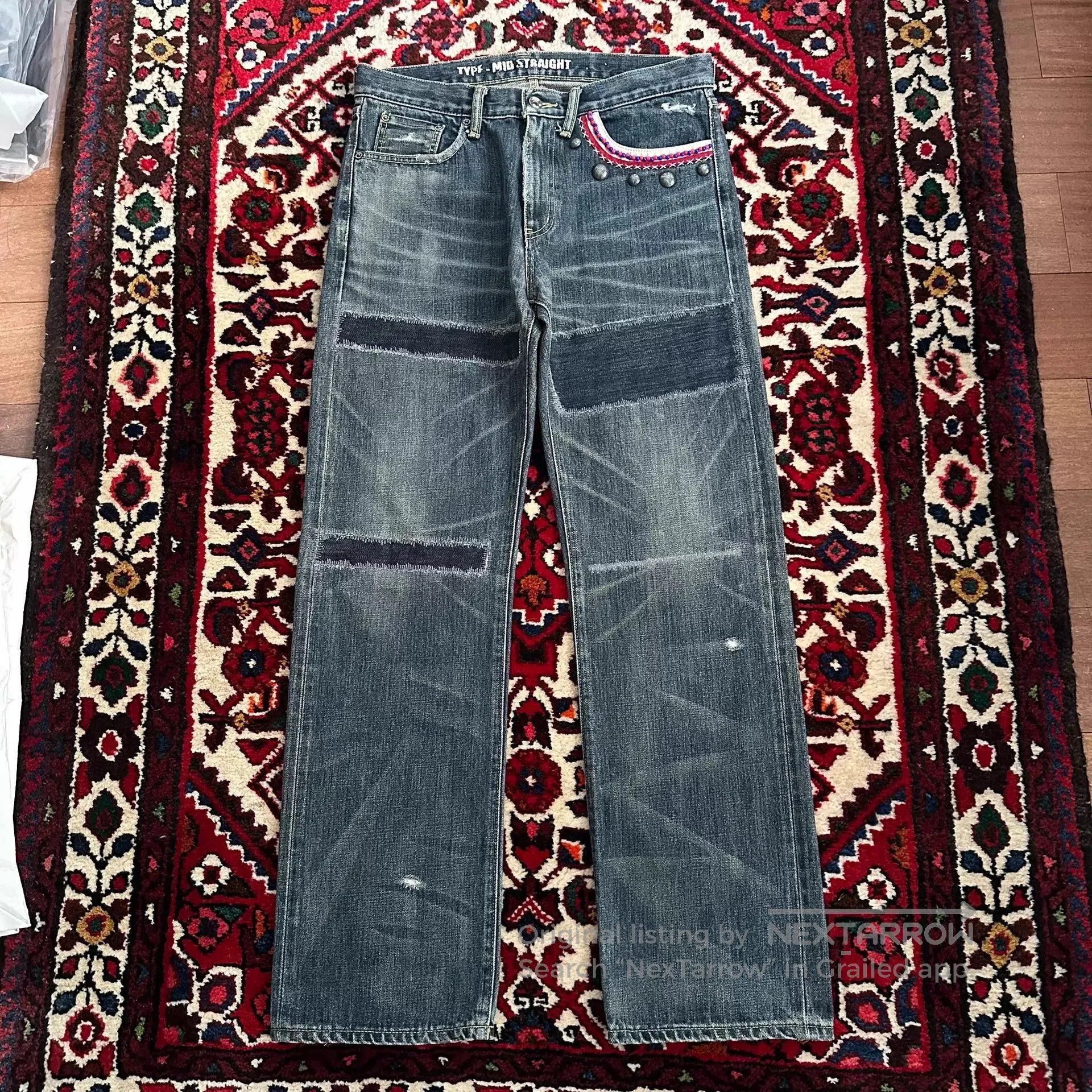 Neighborhood Blue Mid Straight Denim Jeans Size 30. Size US 30 / EU 46 - 1 Thumbnail