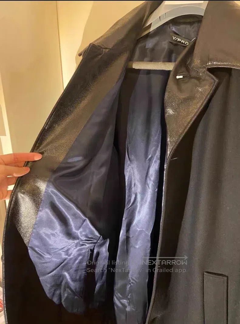 Y/Project Y/Project Size S Black wool coat with reverse collar Size US S / EU 44-46 / 1 - 7 Thumbnail
