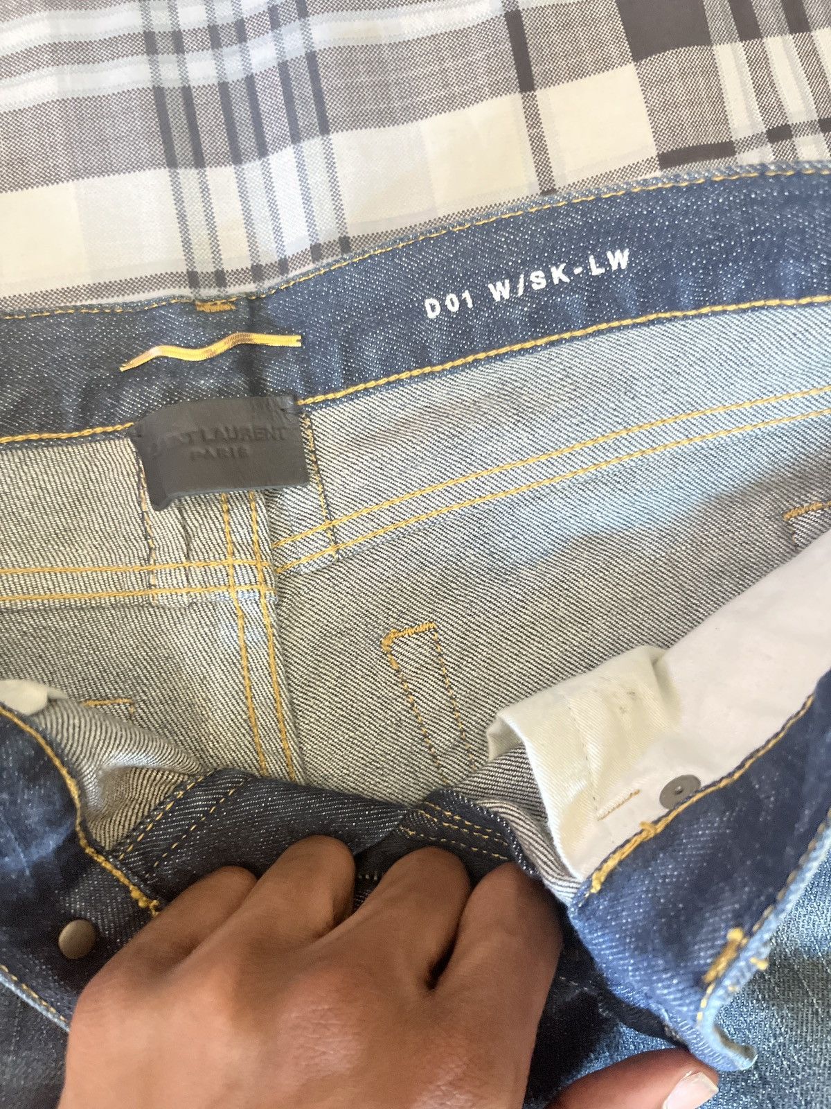 Saint Laurent Paris Saint Laurent Denim Size US 29 - 2 Thumbnail