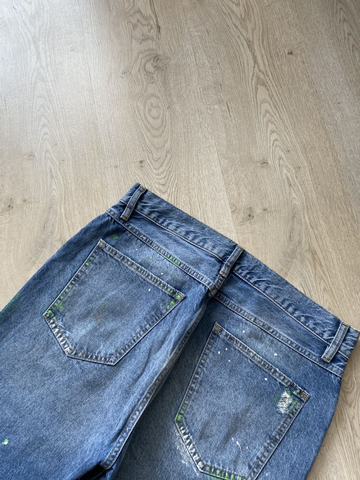 Hysteric Glamour × Le Grande Bleu (L.G.B.) × Vintage Vintage Distressed Jeans Patchwork Faded Japanese Rare Y2K Size US 32 / EU 48 - 10 Thumbnail
