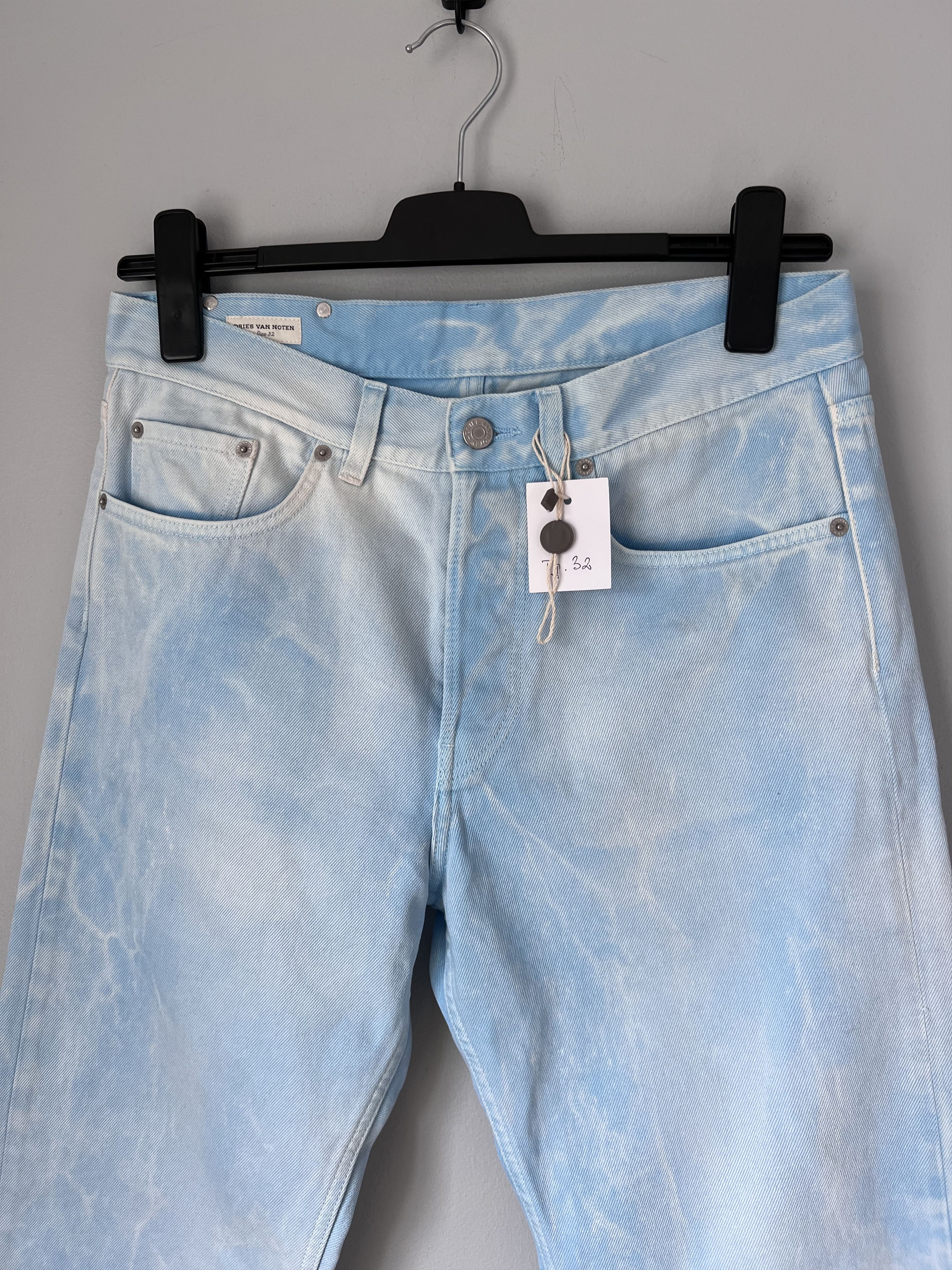 Dries Van Noten Dries Van Noten Marble Jeans in Blue Size US 32 / EU 48 - 2 Thumbnail