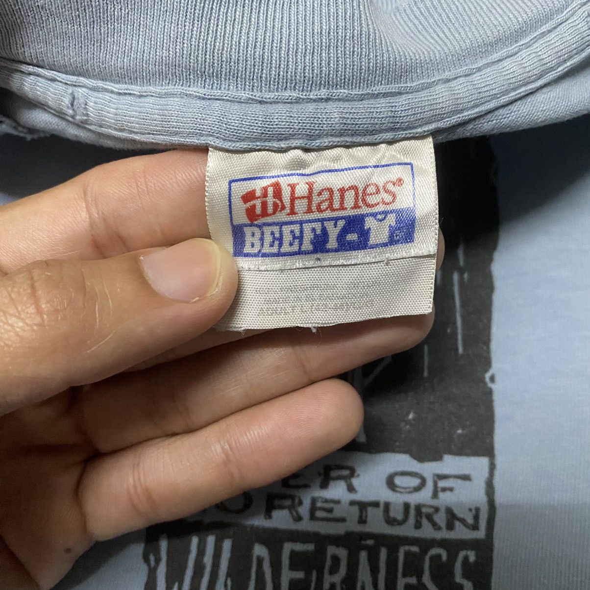 Hanes × Vintage VINTAGE 90’s FRANKCHURCH WILDERNESS LONGSLEEVE T SHIRT Size US L / EU 52-54 / 3 - 4 Thumbnail