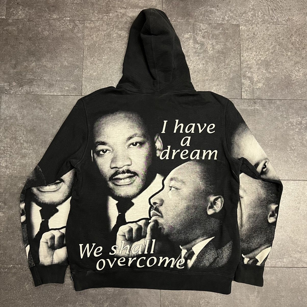 Supreme Supreme MLK Hooded Sweatshirt Black Size US XL / EU 56 / 4 - 2 Thumbnail