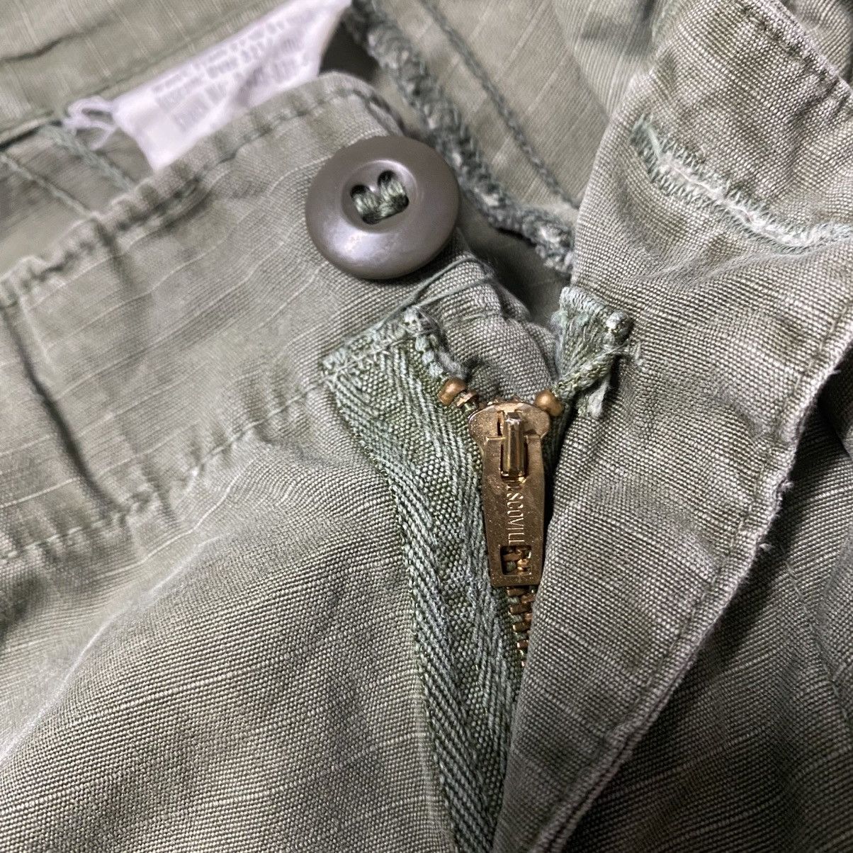 Vintage Vintage 60s Vietnam War Ripstop Poplin Trouser OG-107 Size US 30 / EU 46 - 19 Thumbnail