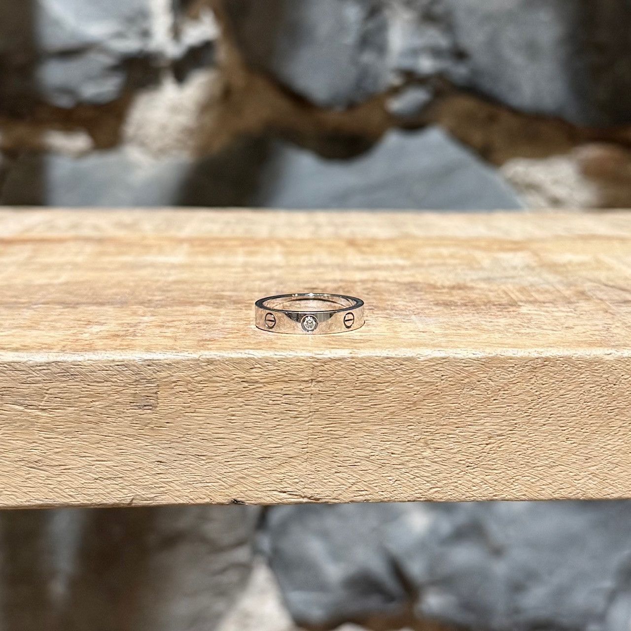 Cartier Cartier White Gold LOVE Small Model 1 Diamond Ring Size ONE SIZE - 2 Thumbnail