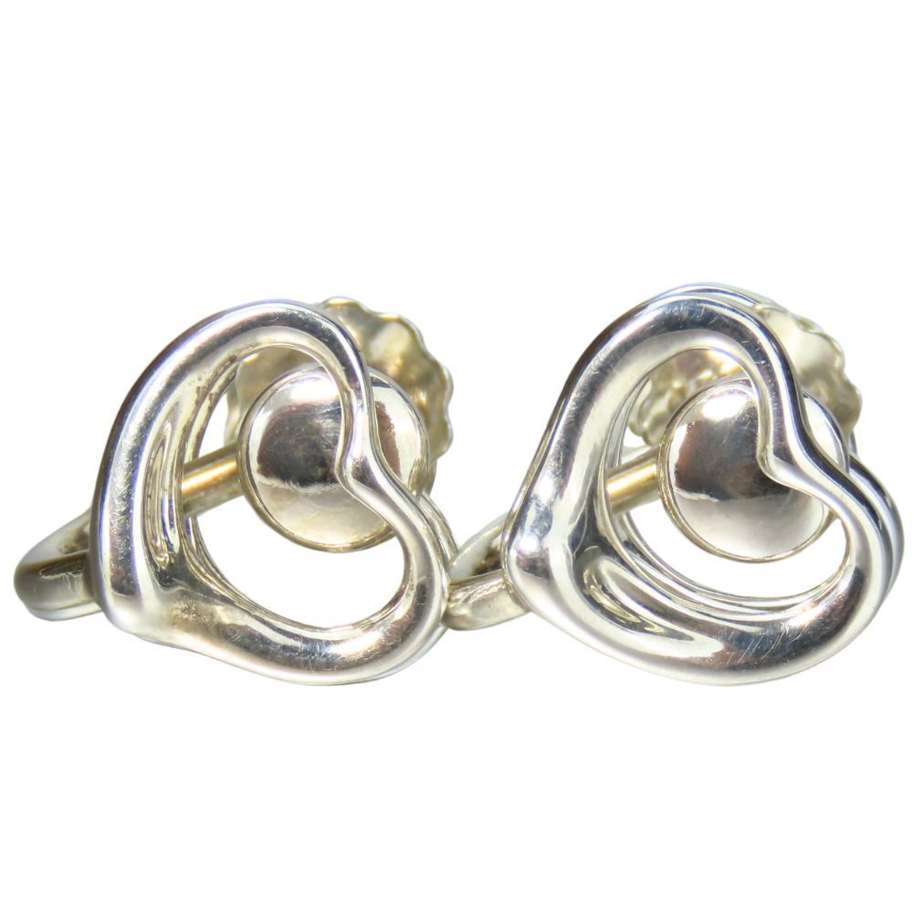 Tiffany & Co. Tiffany & Co Tiffany&Co. Open Heart Earrings Metal Earrings Size ONE SIZE - 1 Thumbnail