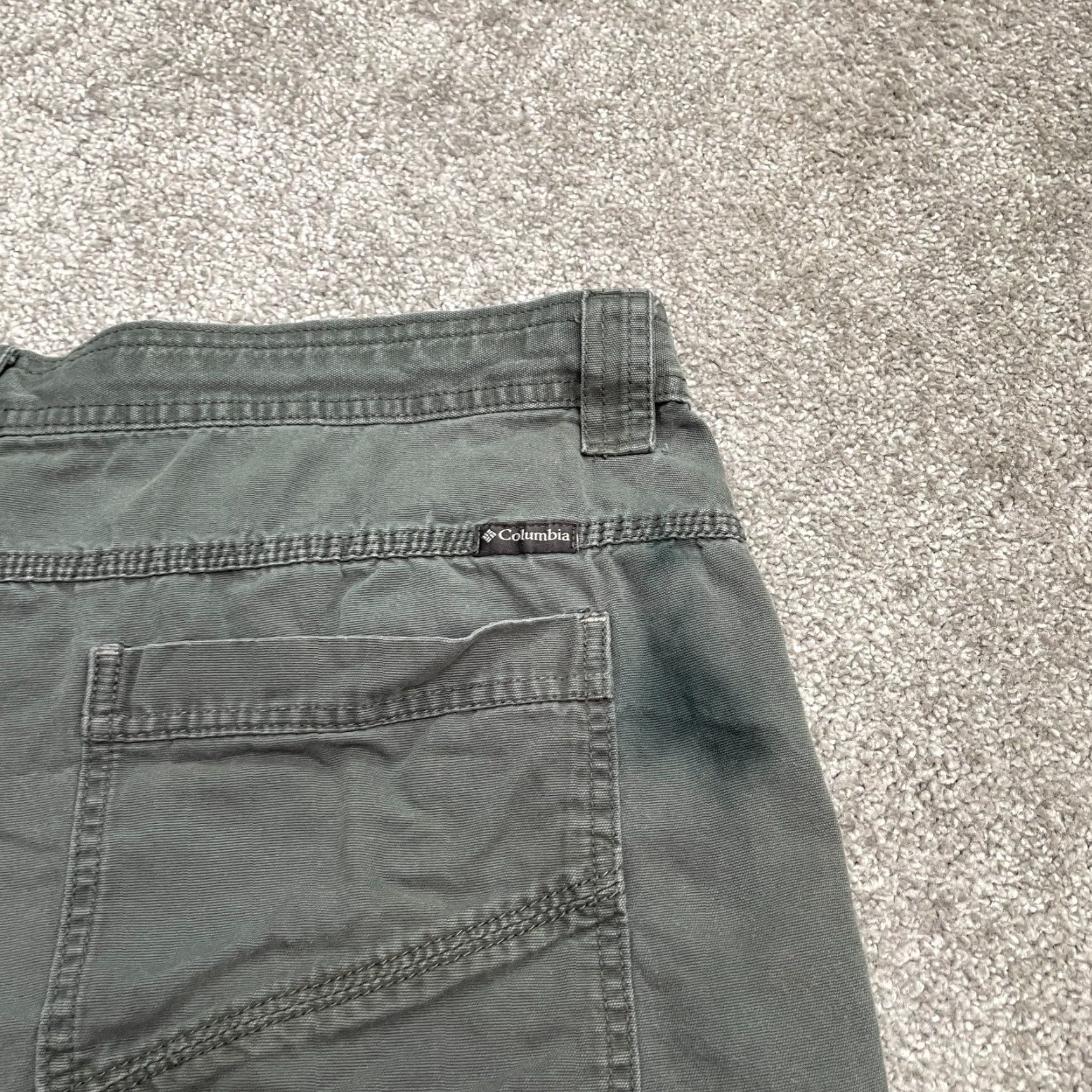 Vintage Columbia Cargo Shorts Mens 40W Gray Cotton Pocket Outdoor Casual Size US 40 / EU 56 - 5 Thumbnail