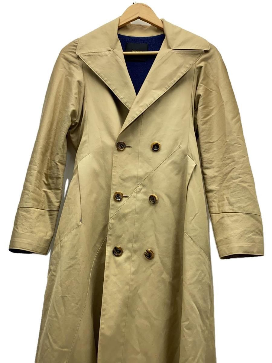 Undercover Undercover Fleece Cotton Trench Coat Khaki Size US S / EU 44-46 / 1 - 1 Thumbnail