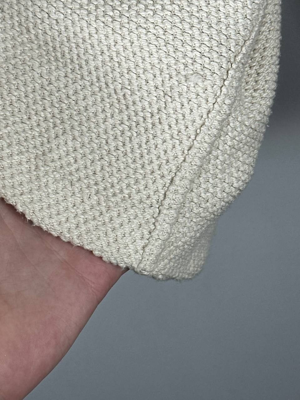 Mr P. Mr. P. Cotton Beige Long Sleeve Polo Knit Sweater Size US L / EU 52-54 / 3 - 8 Thumbnail