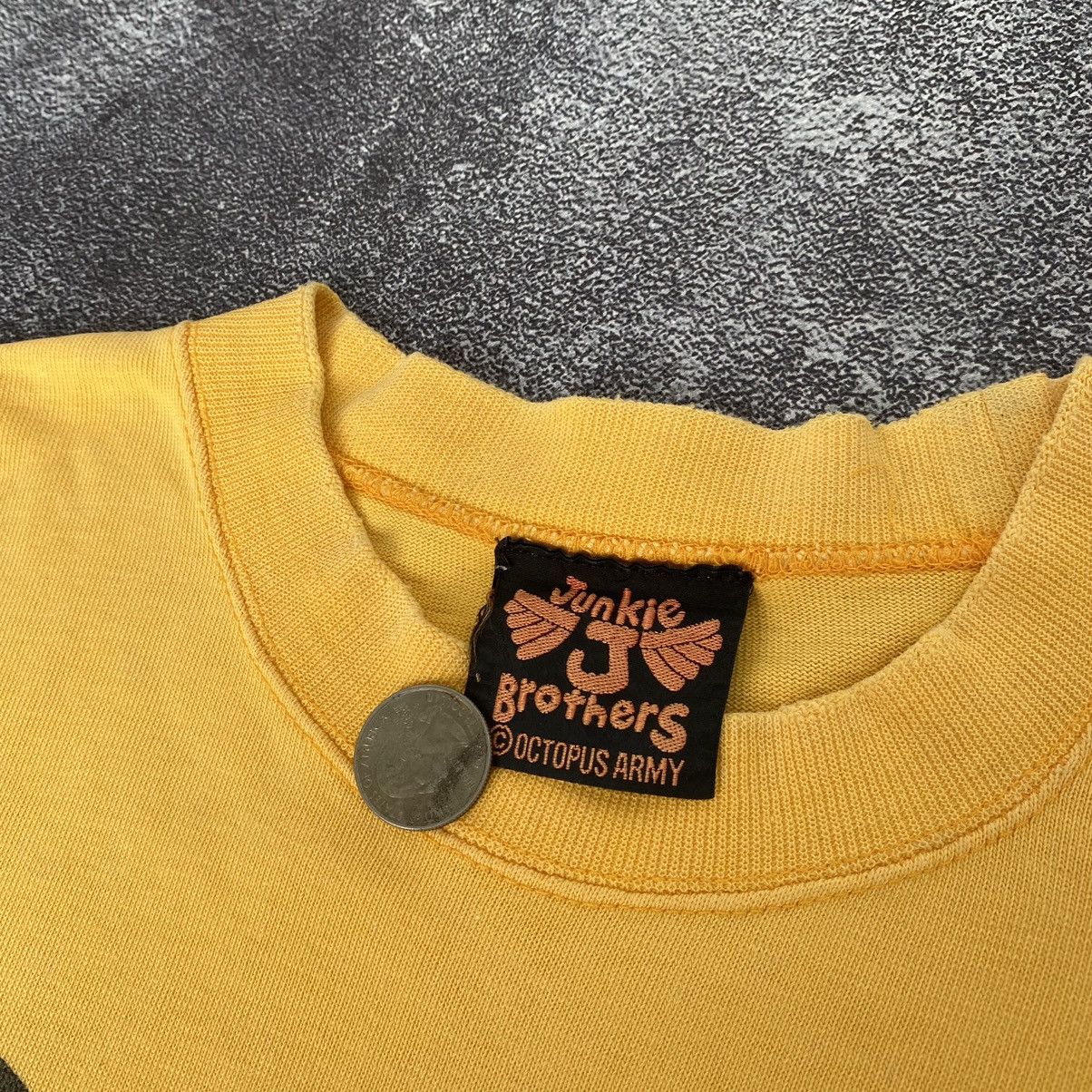 Japanese Brand Vintage Rare Octopus Army Junkie Brothers Pocket Tee Size US M / EU 48-50 / 2 - 5 Thumbnail
