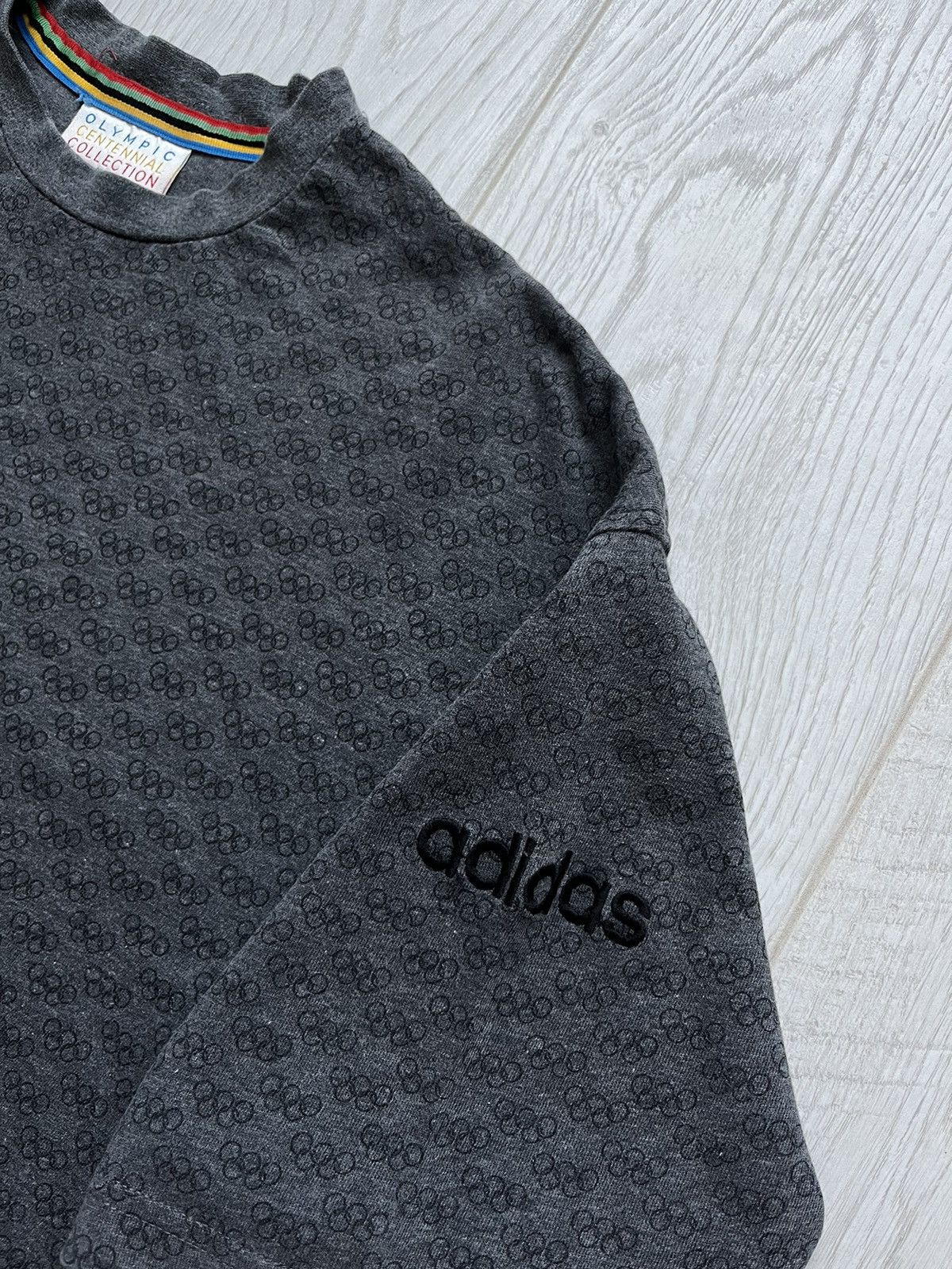 Adidas × Vintage Vintage Adidas Olympic Centennial Collection T-shirt Size US M / EU 48-50 / 2 - 3 Thumbnail