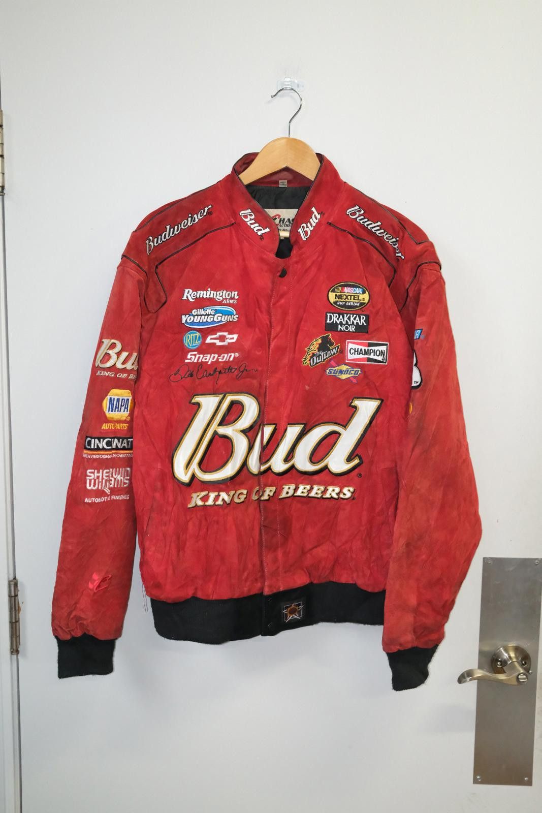 Chase Authentics 00's Chase Authentic Bud Suede JH Design Racing Jacket Size L / US 10 / IT 46 - 1 Thumbnail