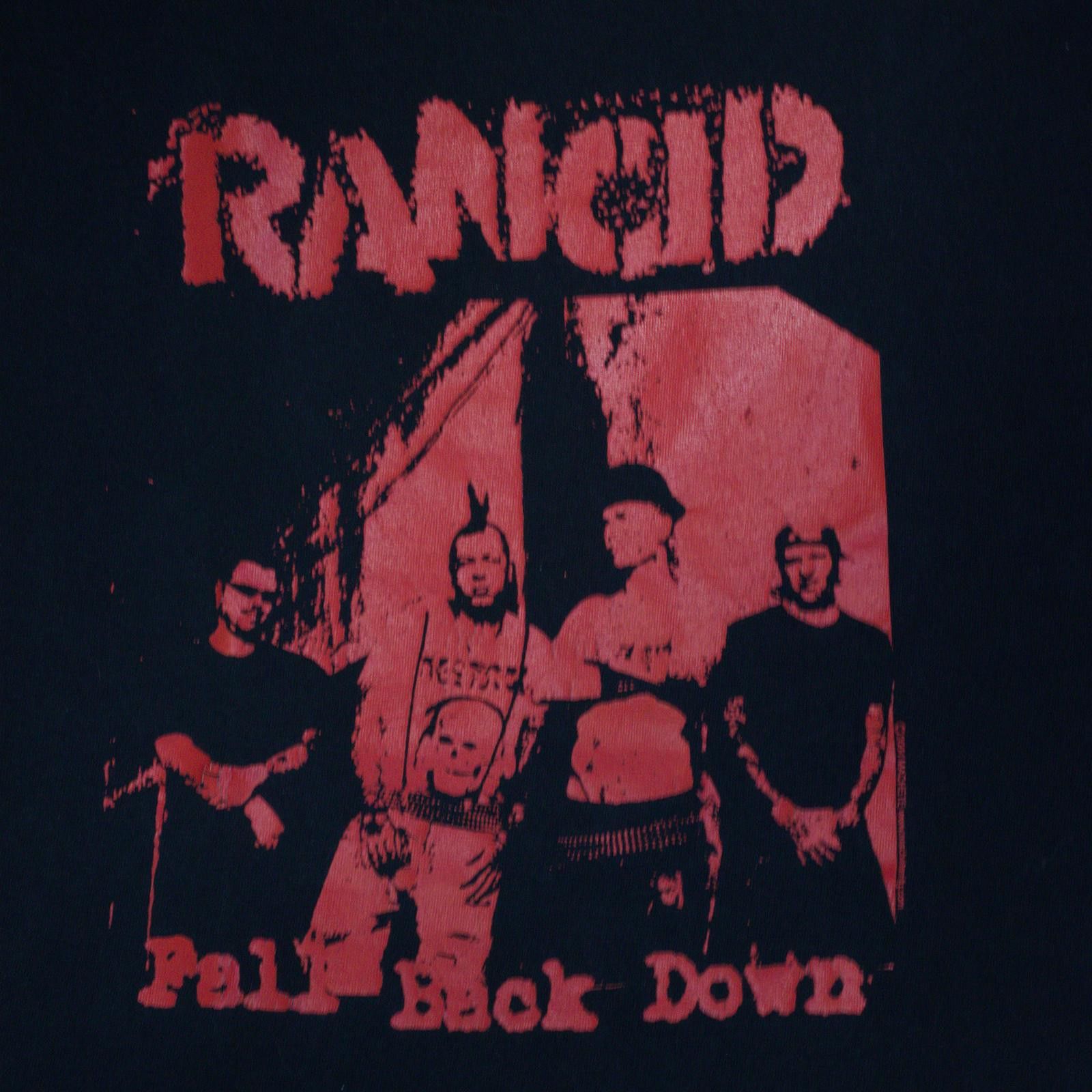 Vintage 00’s Rancid Fall Back Down Tee Size US M / EU 48-50 / 2 - 2 Thumbnail