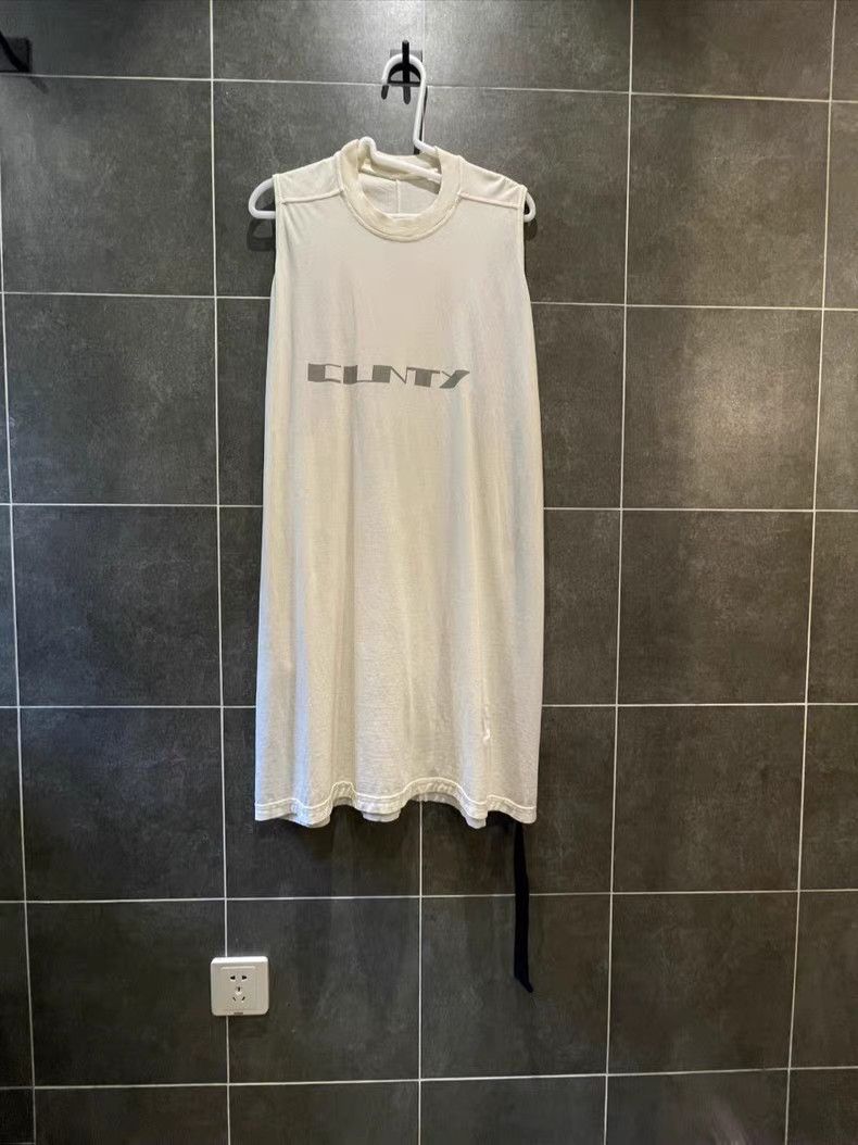 Rick Owens Drkshdw Cunt slogan tank top