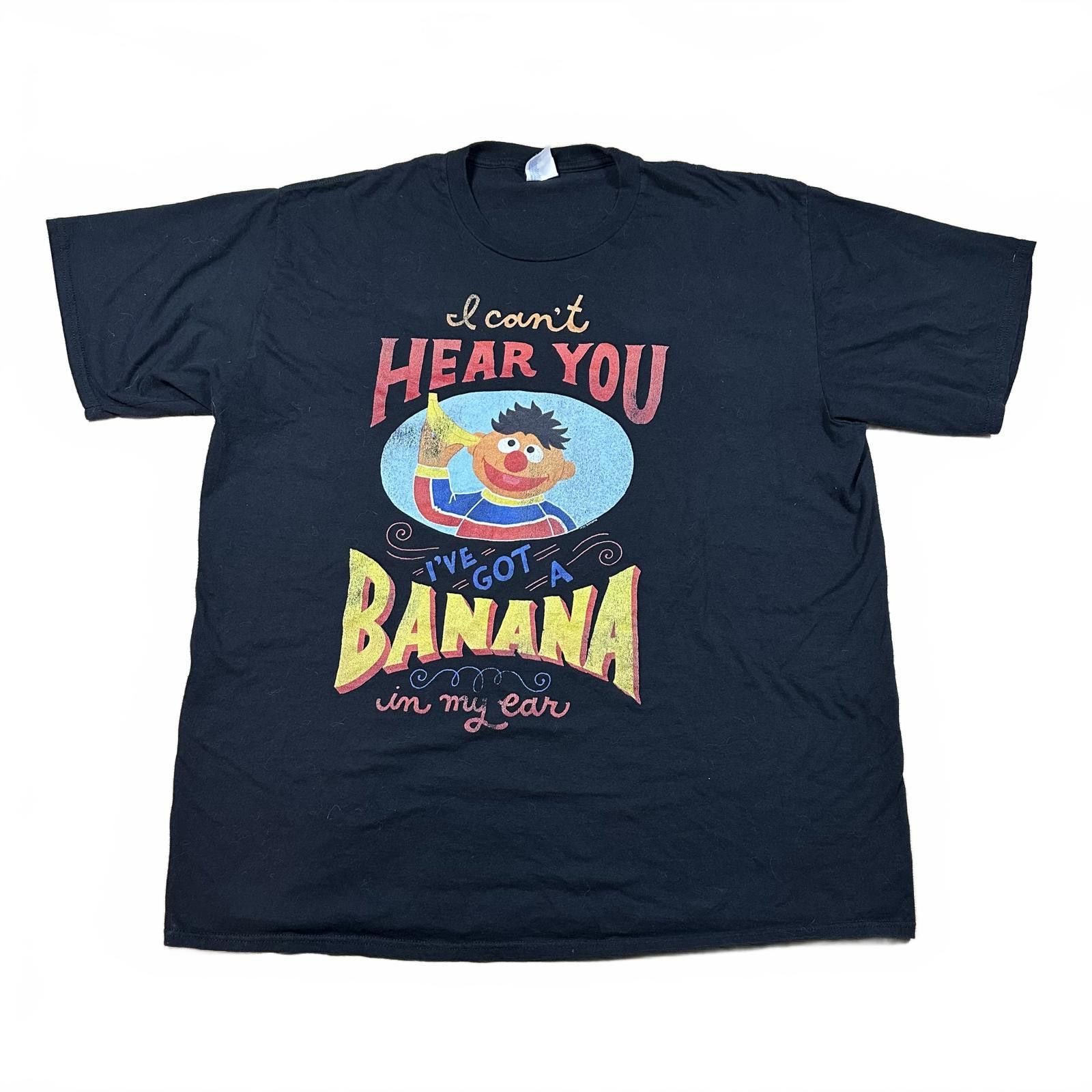Other Sesame St Mens T-shirt 2XL Black Ernie Banana Graphic Size US XXL / EU 58 / 5 - 1 Thumbnail