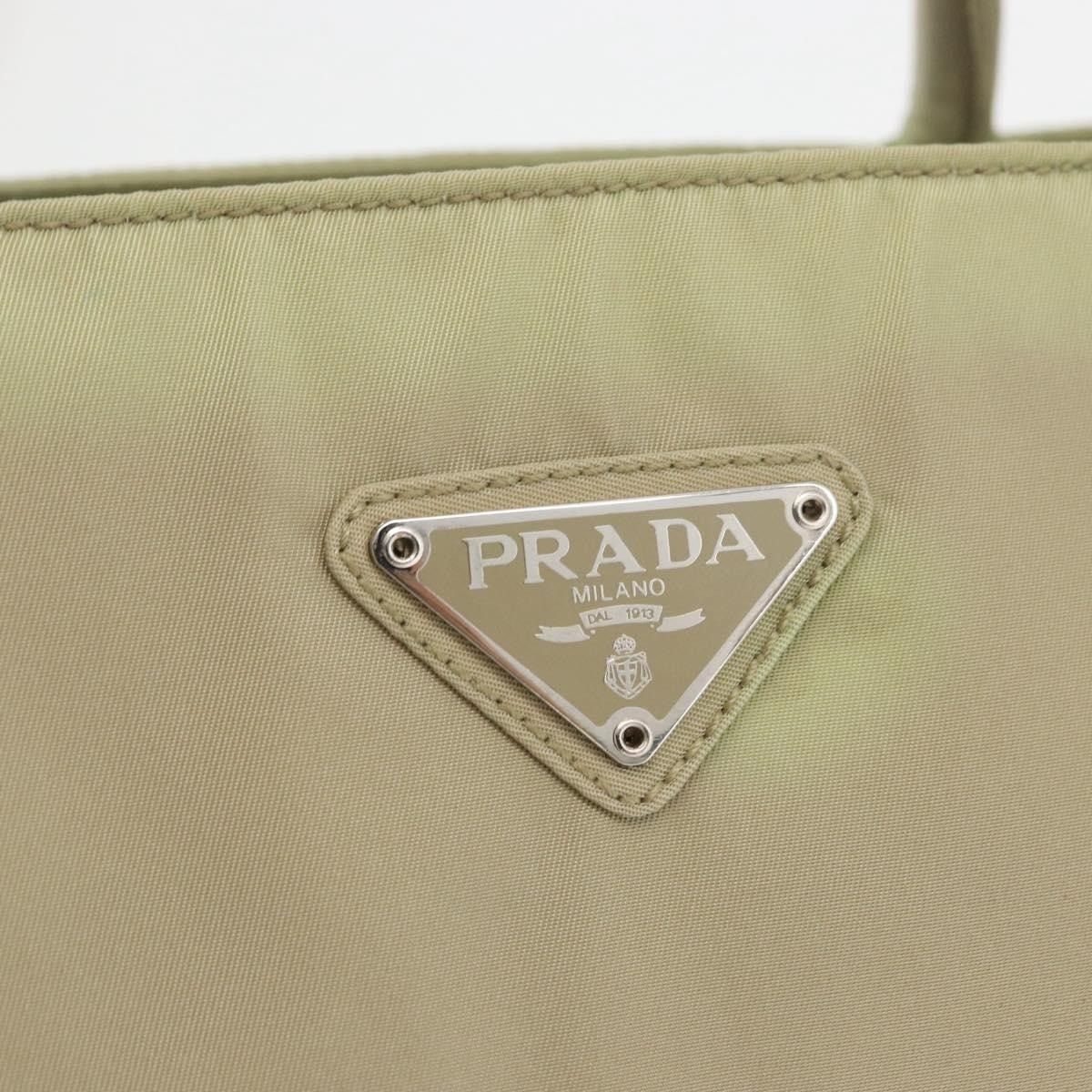 Prada Prada Nylon Handbag Green Size ONE SIZE - 3 Thumbnail