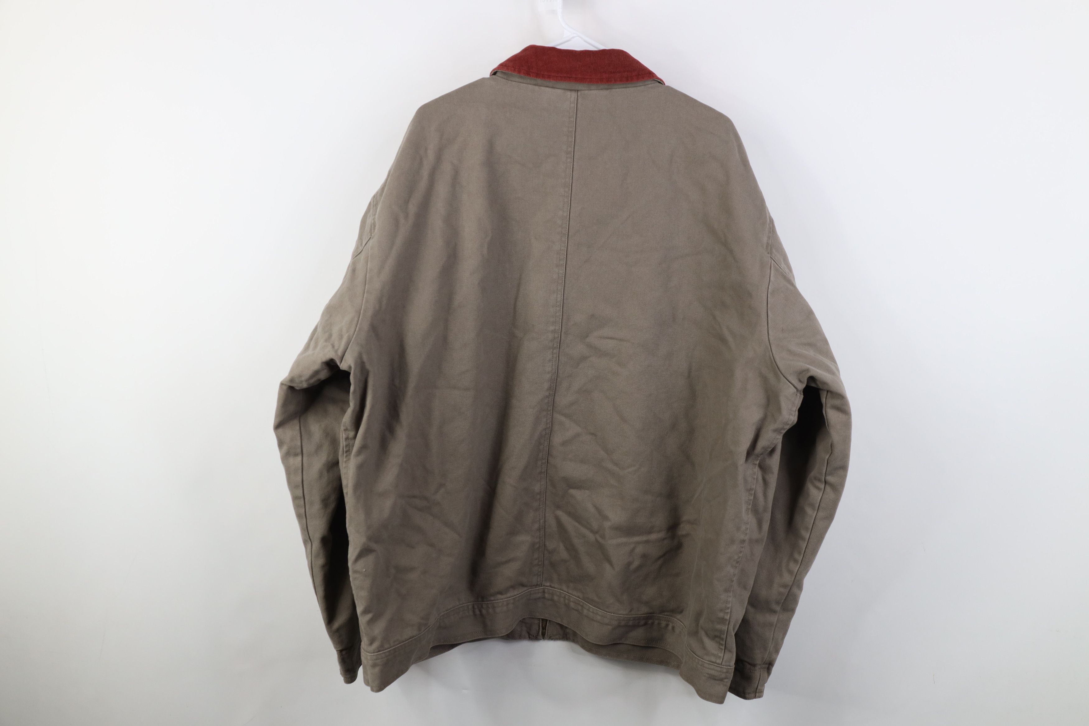 Vintage Deadstock Vintage 90s Corn Blanket Lined Canvas Chore Jacket Size US XXL / EU 58 / 5 - 13 Thumbnail