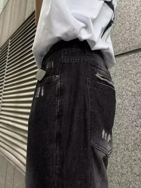 VIBE Street ripped corrugated pleated micro-flared jeans Size US 33 - 8 Thumbnail