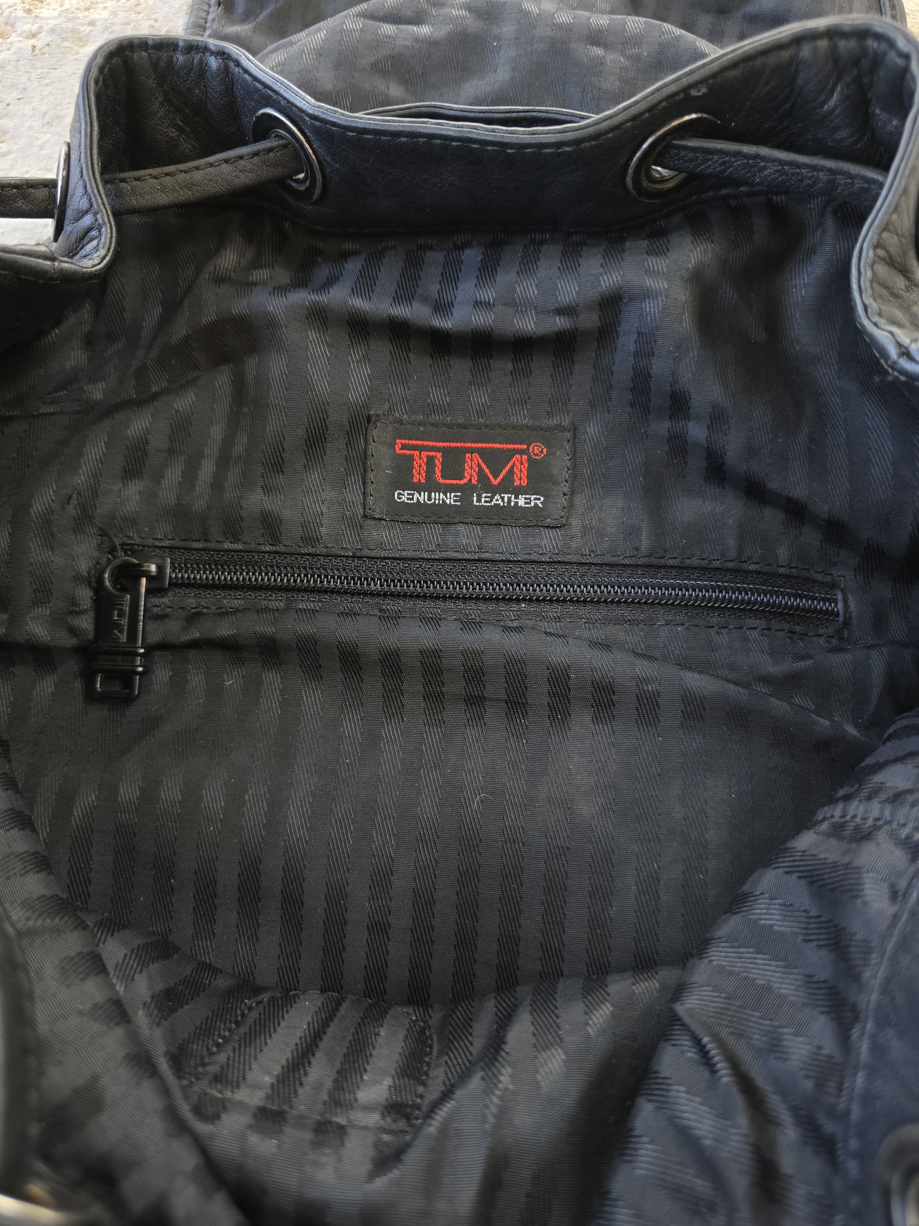 Tumi Authentic Tumi Full leather rucksack backpack Size ONE SIZE - 3 Thumbnail