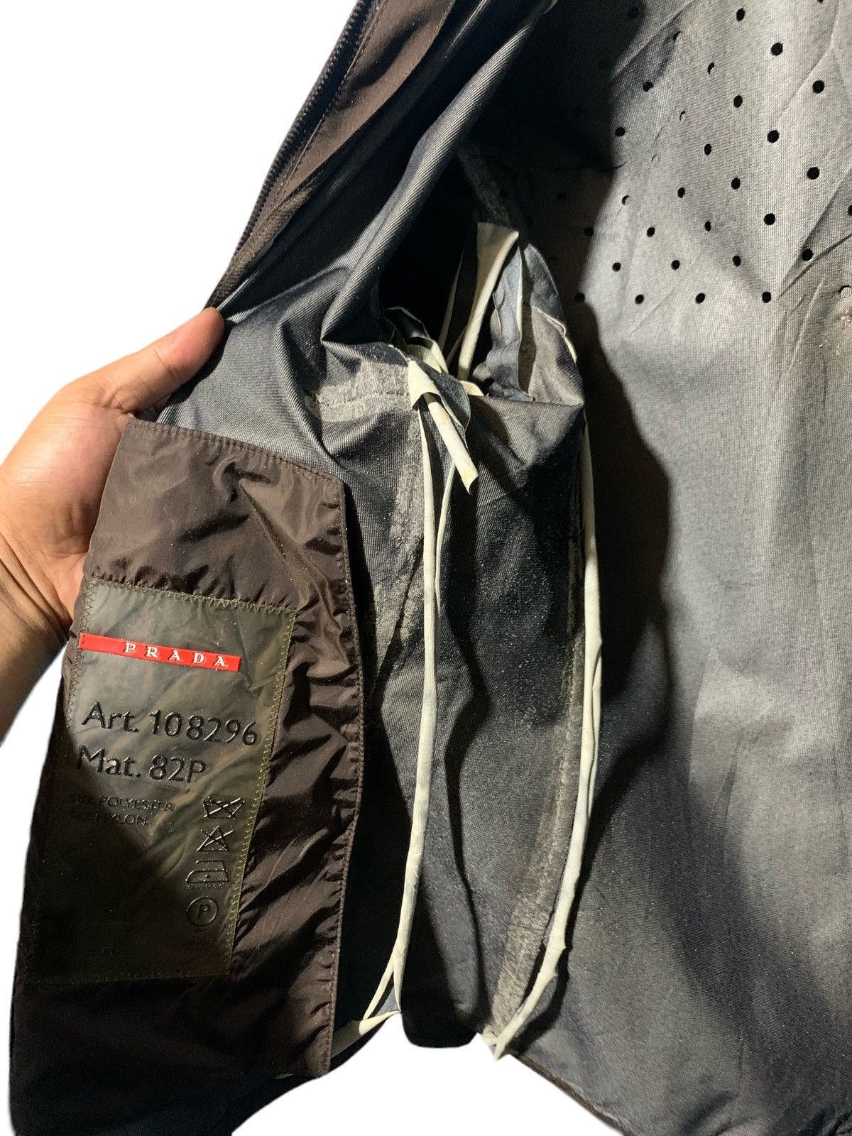 Prada 00s Prada Gore-tex brown jacket Size XS / US 0-2 / IT 36-38 - 11 Thumbnail