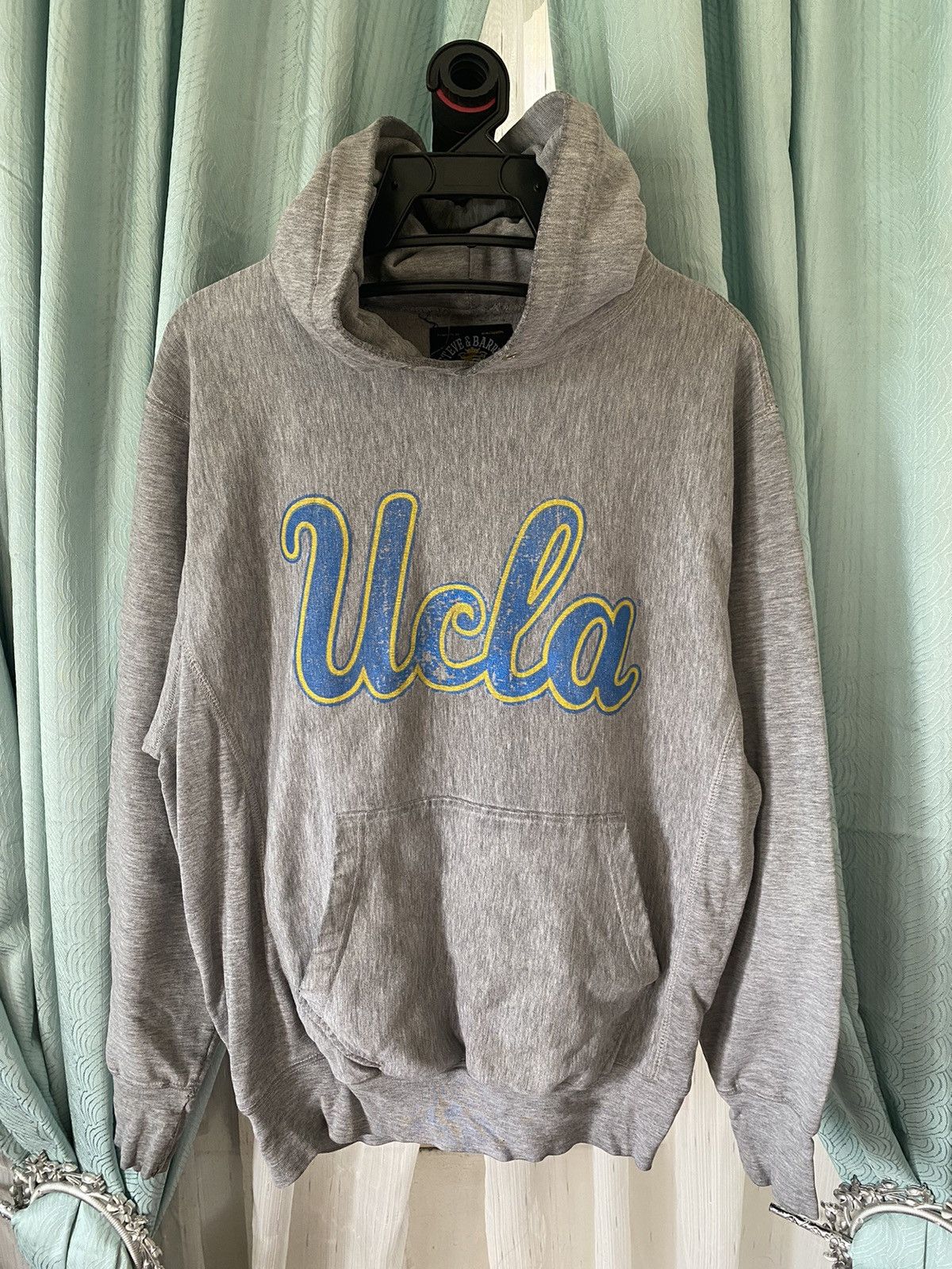 image of Vintage Ucla Hoodie in Grey, Men's (Size XS)