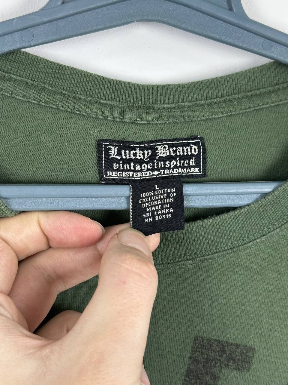 Lucky Brand Vintage Y2K Lucky Brand Born To Die LS Shirt Size US L / EU 52-54 / 3 - 5 Thumbnail