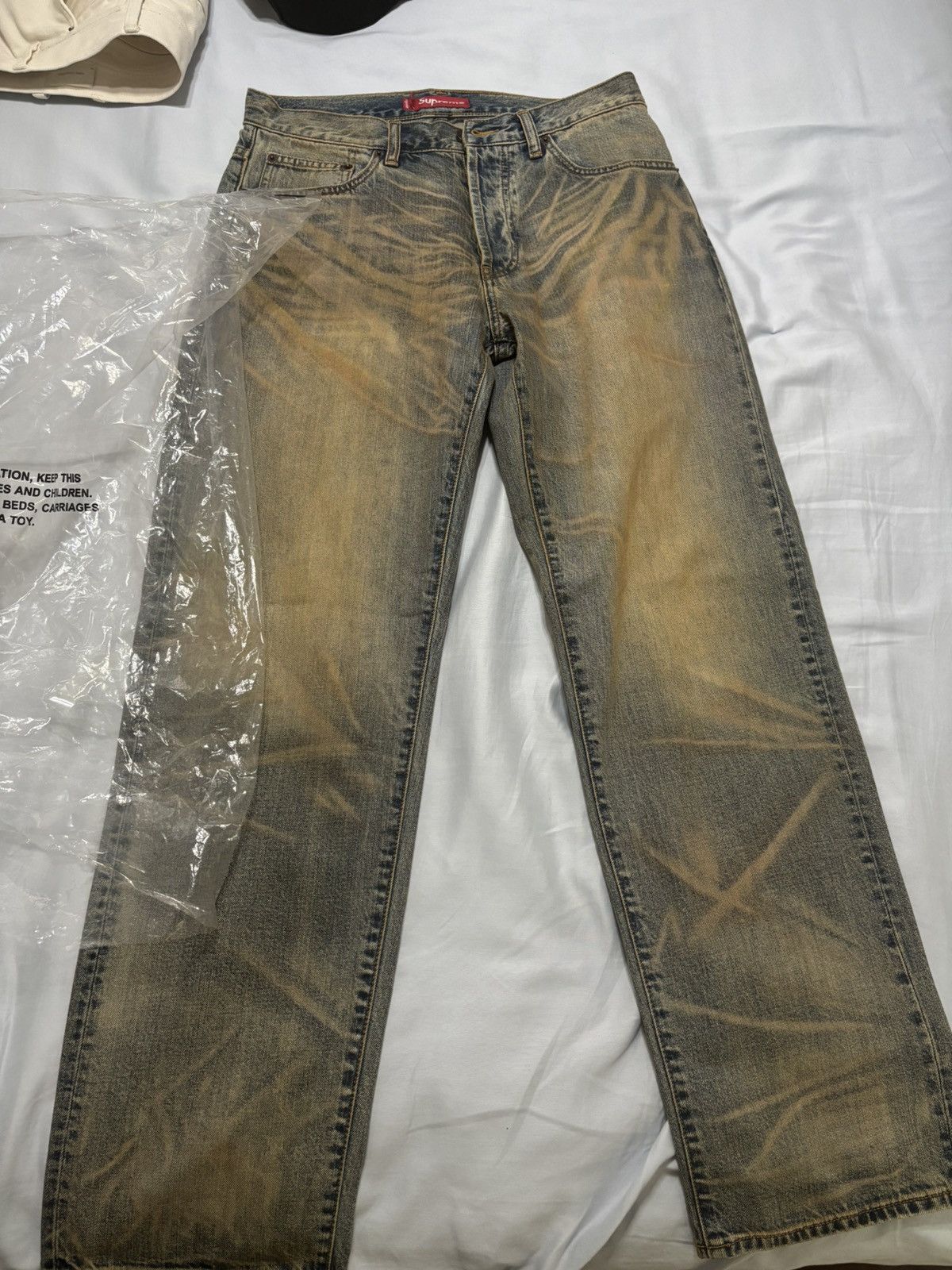 パンツ Supreme Regular Jean Dirty Indigo 34 Supreme Regular Jean (FW25) Dirty Indigo Men's - FW25 - US