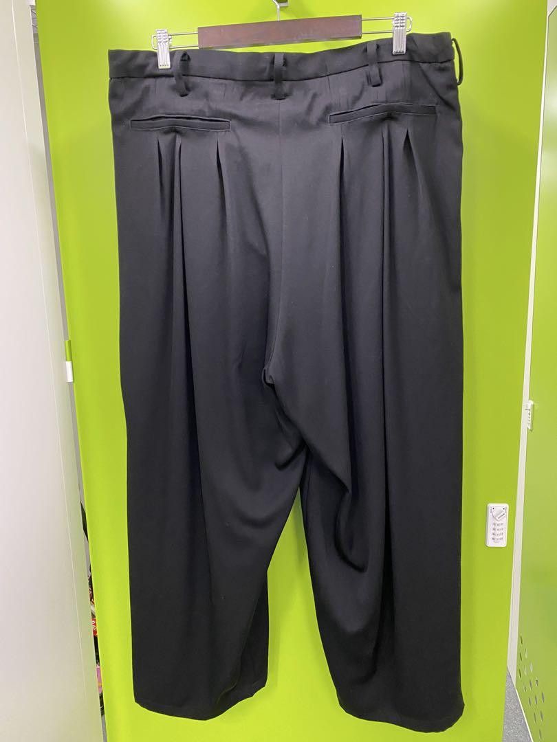 Yohji Yamamoto Pour Homme / Reissue Tuxedo Pants in Black