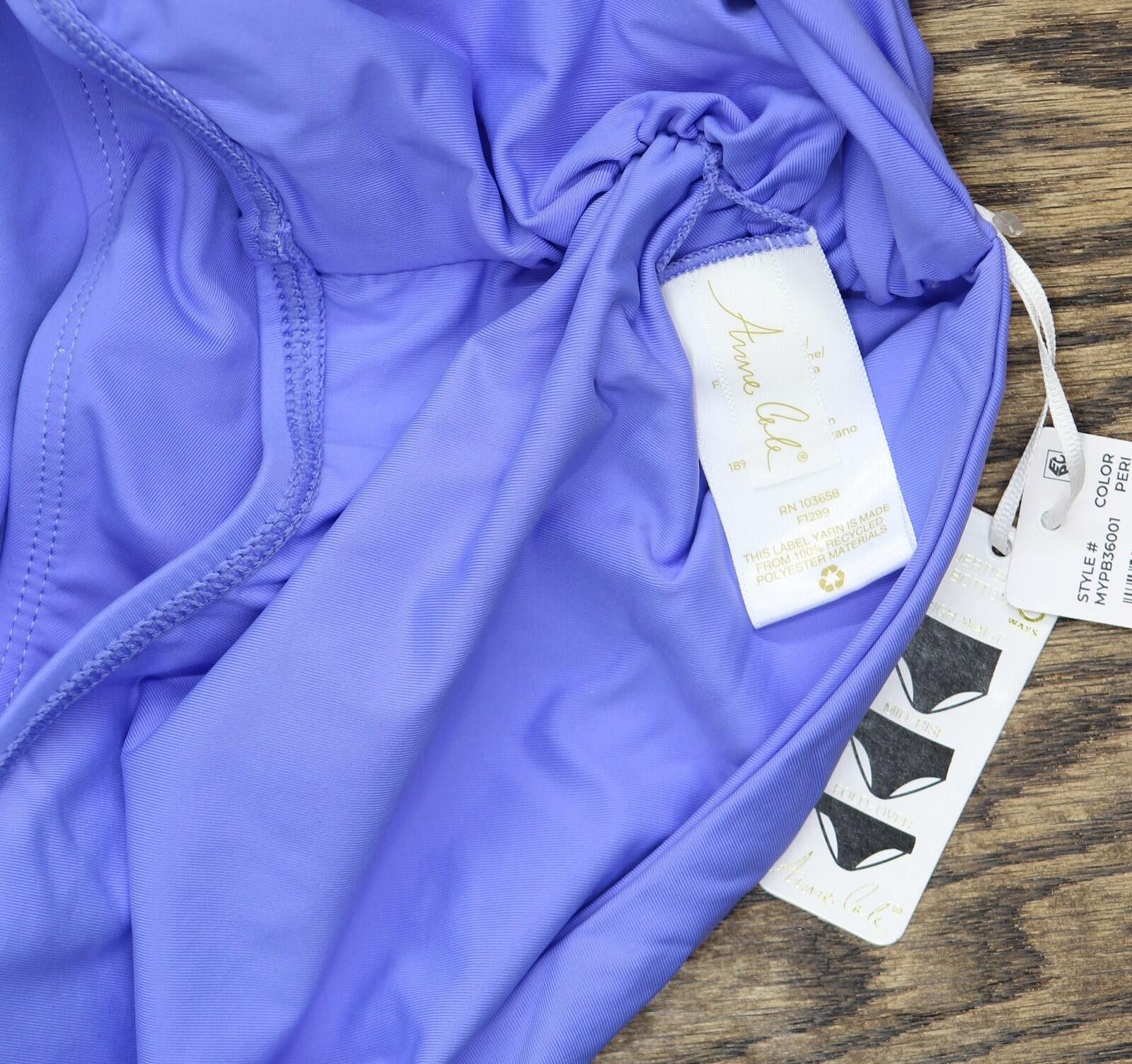 Other Nwt Anne Cole High Waist Bikini Bottom Periwinkle Blue 18w Size ONE SIZE - 5 Thumbnail