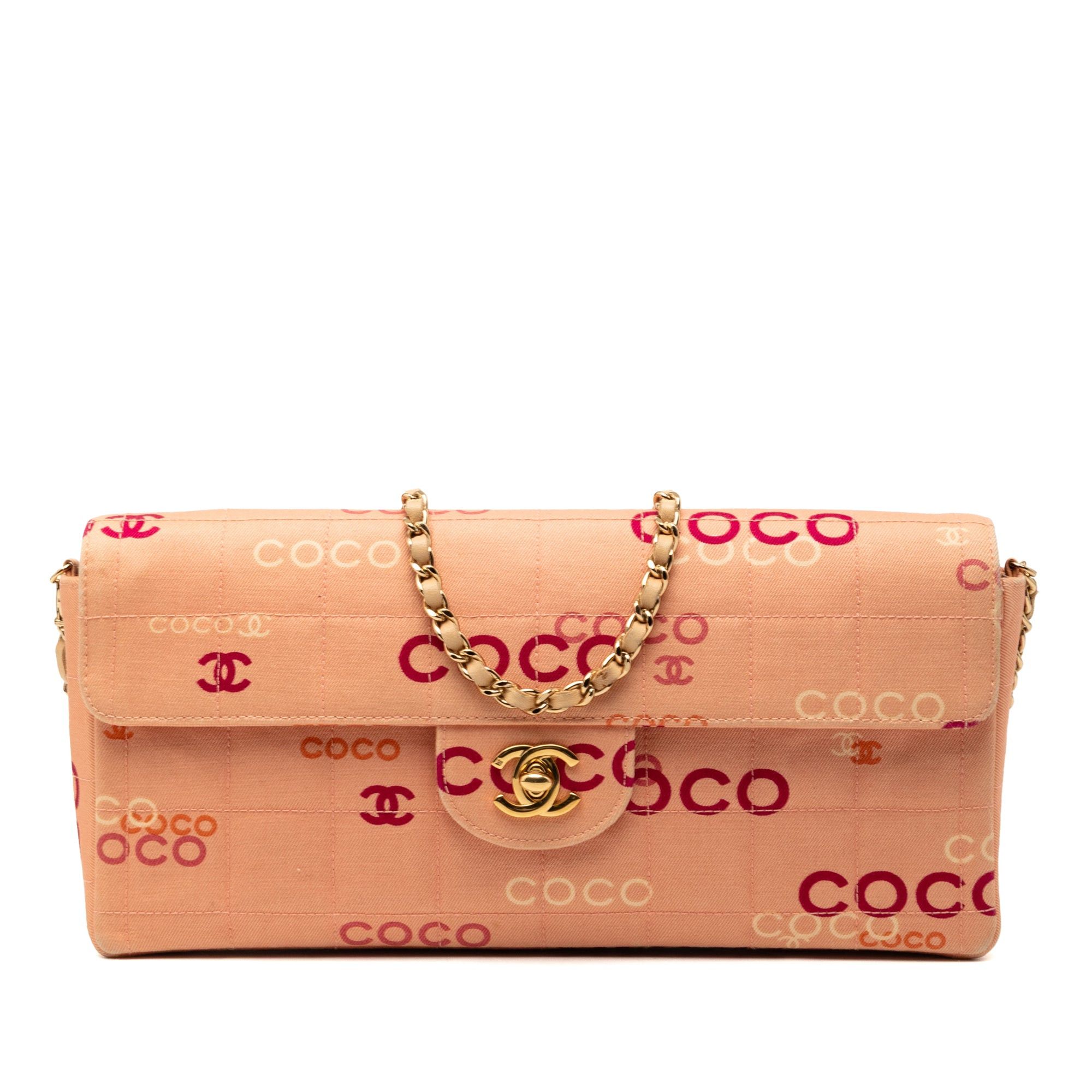 Chanel CC Chocolate Bar Canvas Logo East West Flap Size ONE SIZE - 1 Thumbnail