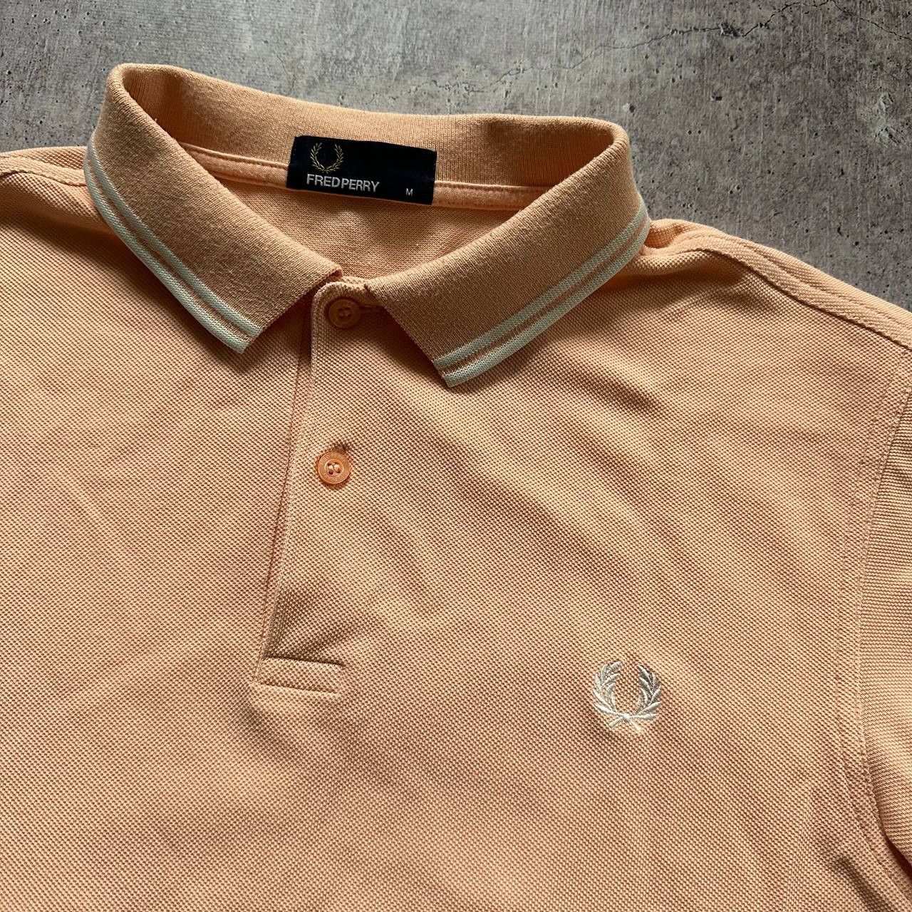 Fred Perry Fred Perry Peach Color Casual Polo Shirt Size US M / EU 48-50 / 2 - 2 Thumbnail