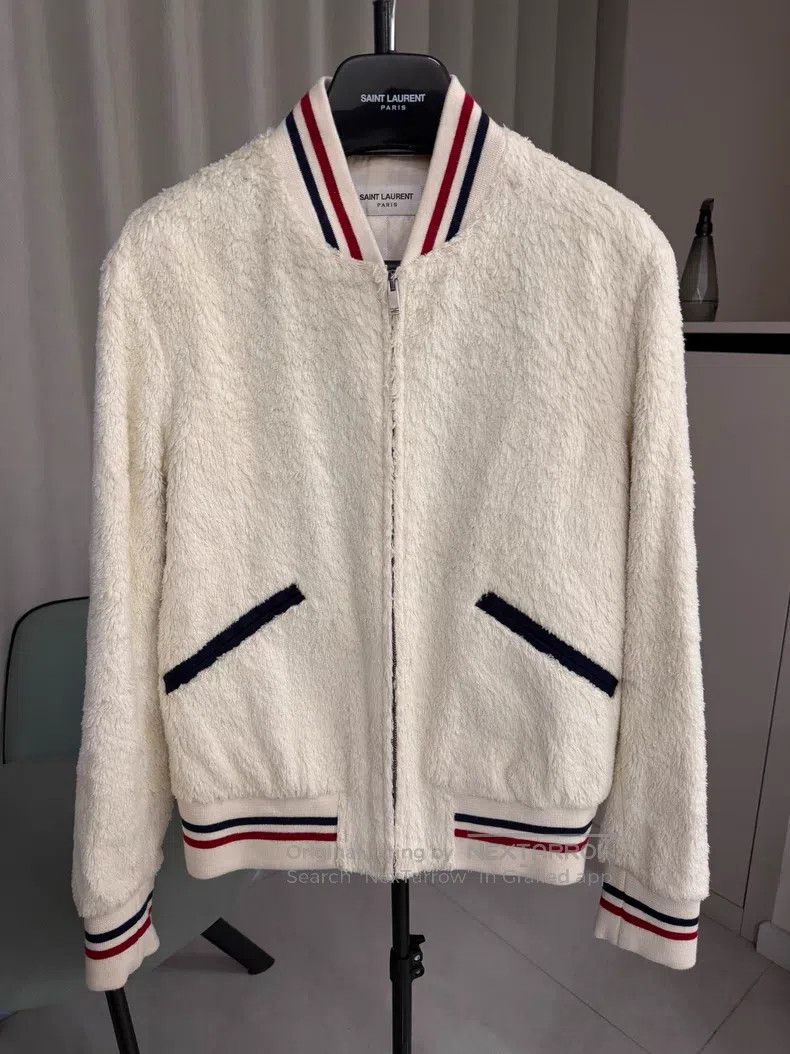 Saint Laurent Paris Saint Laurent Paris Fur Teddy Baseball Jacket Size US S / EU 44-46 / 1 - 1 Thumbnail