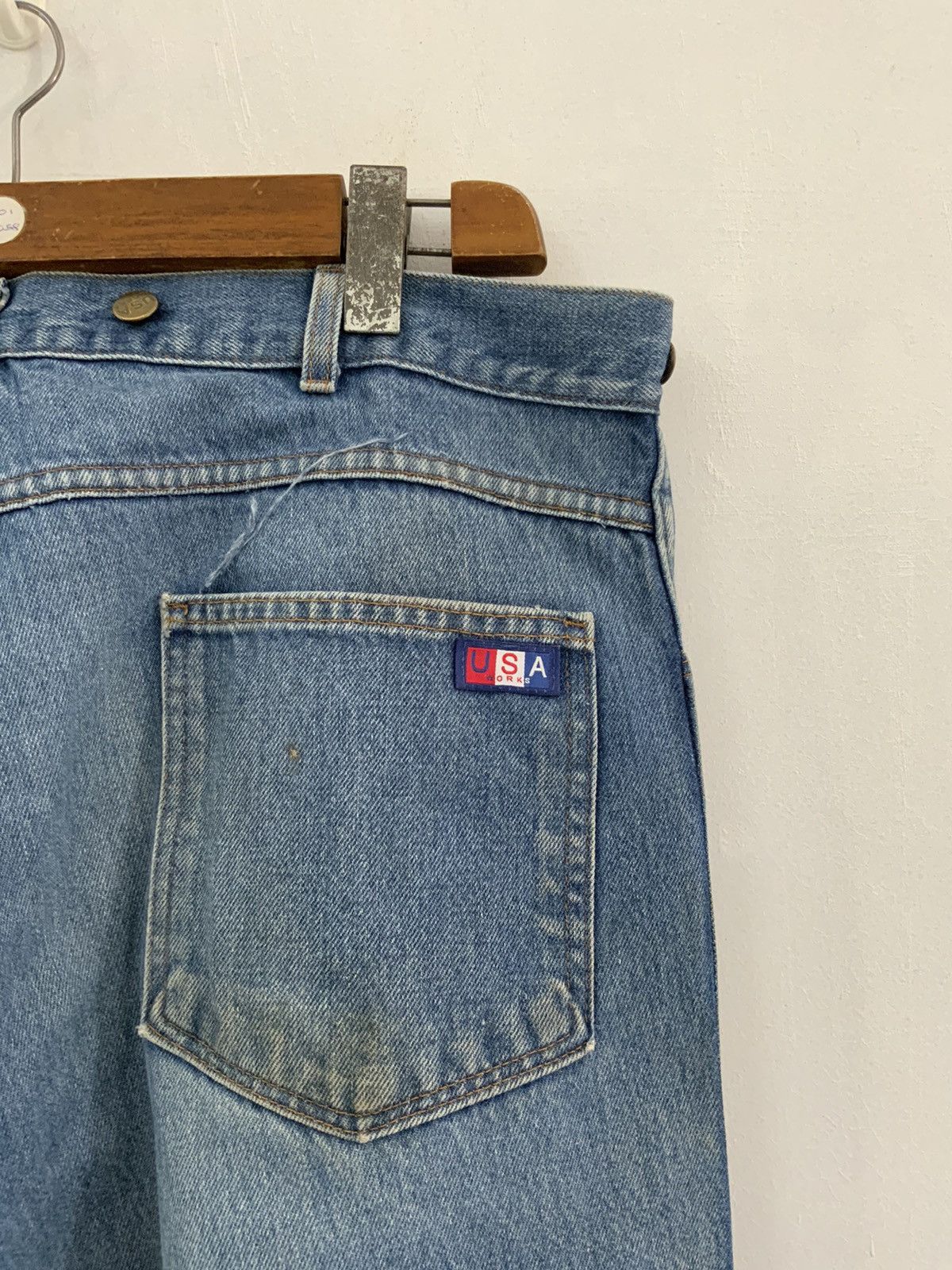 Unsound Rags Diamond Guest Sapko USA Work Vintage Denime Jeans Size US 38 / EU 54 - 11 Thumbnail
