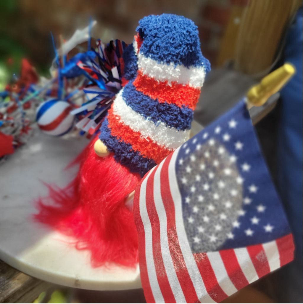 Handmade Patriotic Gnome 4th Of July Decoration Size ONE SIZE - 5 Thumbnail